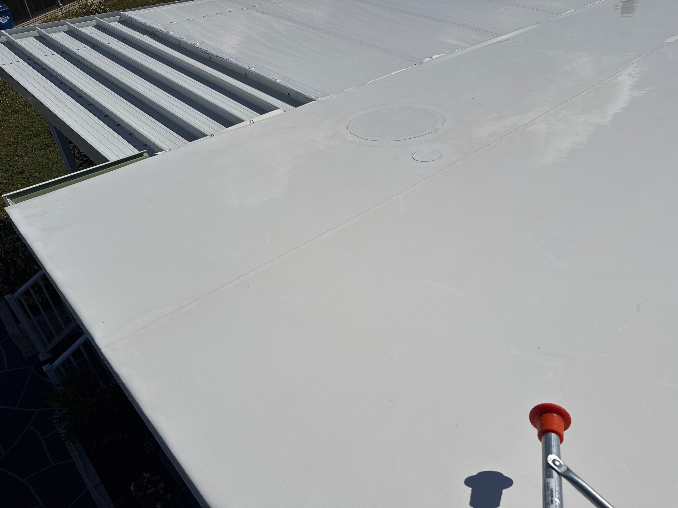 TPO Membrane Mobile Home Roof Cleaning Parrish, FL by Sunshine AquaWash