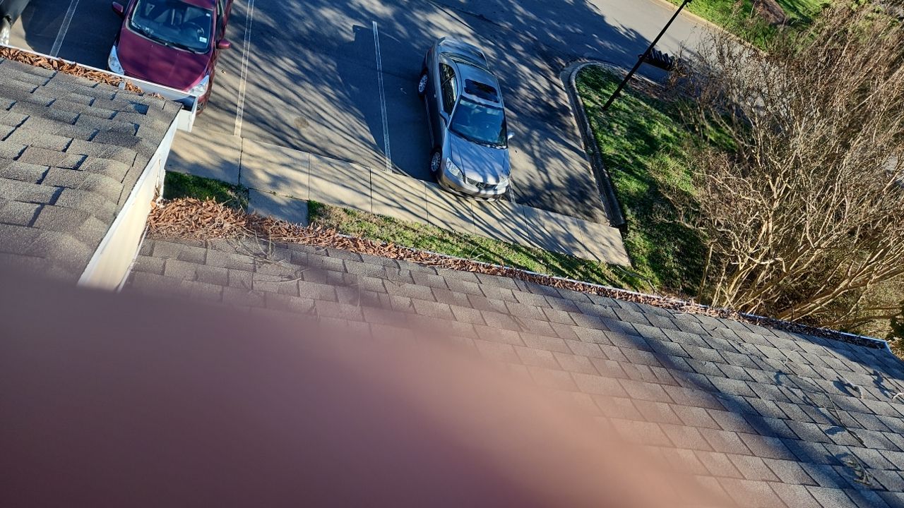 Gutter Cleaning using water by Power Wash Masters LLC