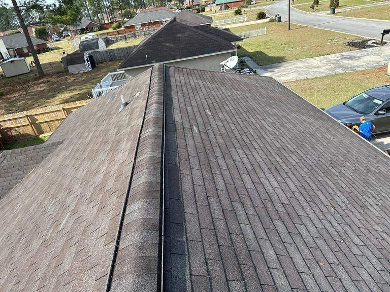 Residential Roofing Installation using Atlas Pinnacle Pristine Tan Mist by Talya Roofing