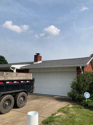 Residential Roofing Installation using GAF Timberline HDZ Pewter Gray