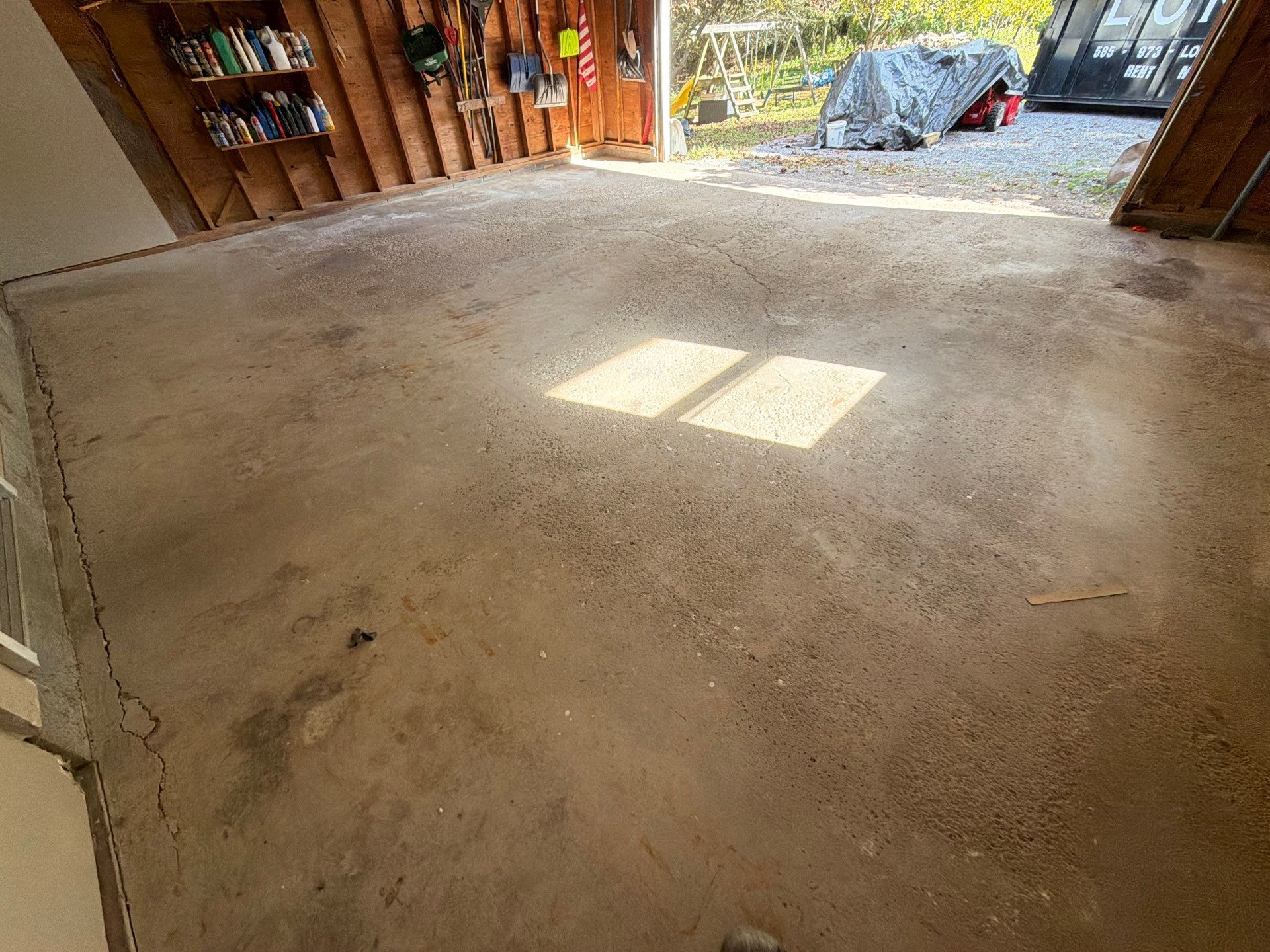Vintage Shalestone Garage Coating by NG Masonry & Construction LLC