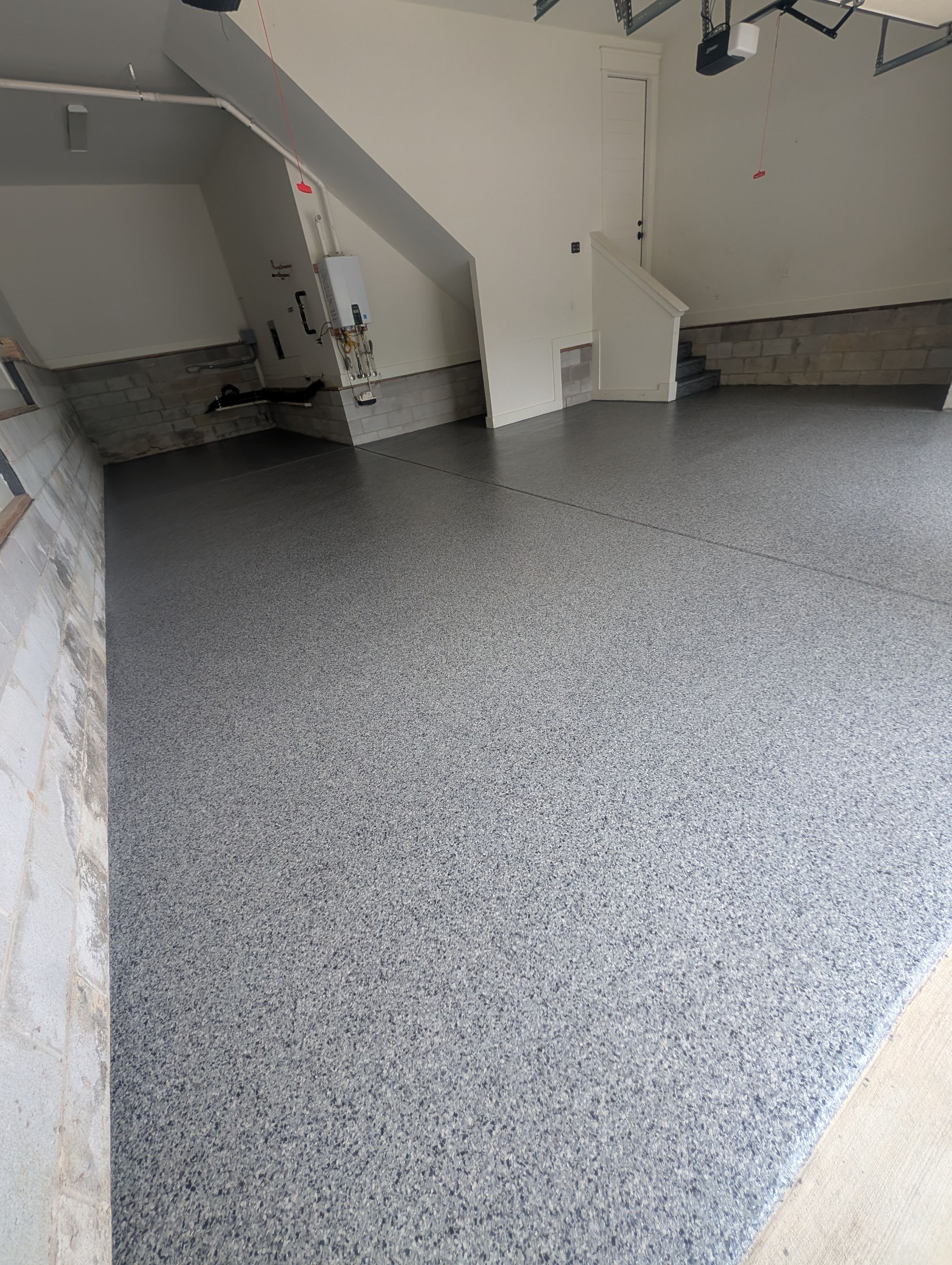 Garage Floor Coating using Nightfall by My Garage Floor Guys
