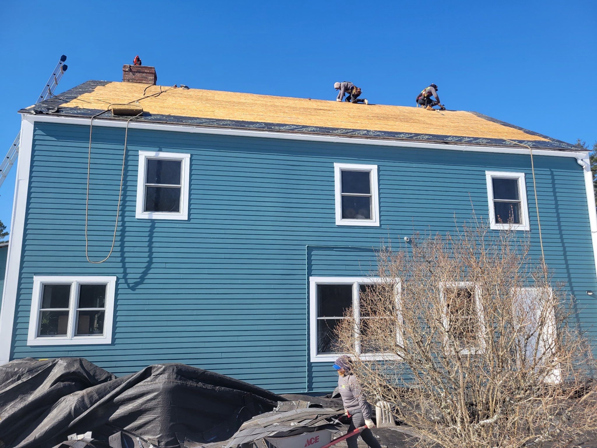 Owens Corning Duration Asphalt Roof Replacement in Canaan, NH by Tall pine roofing