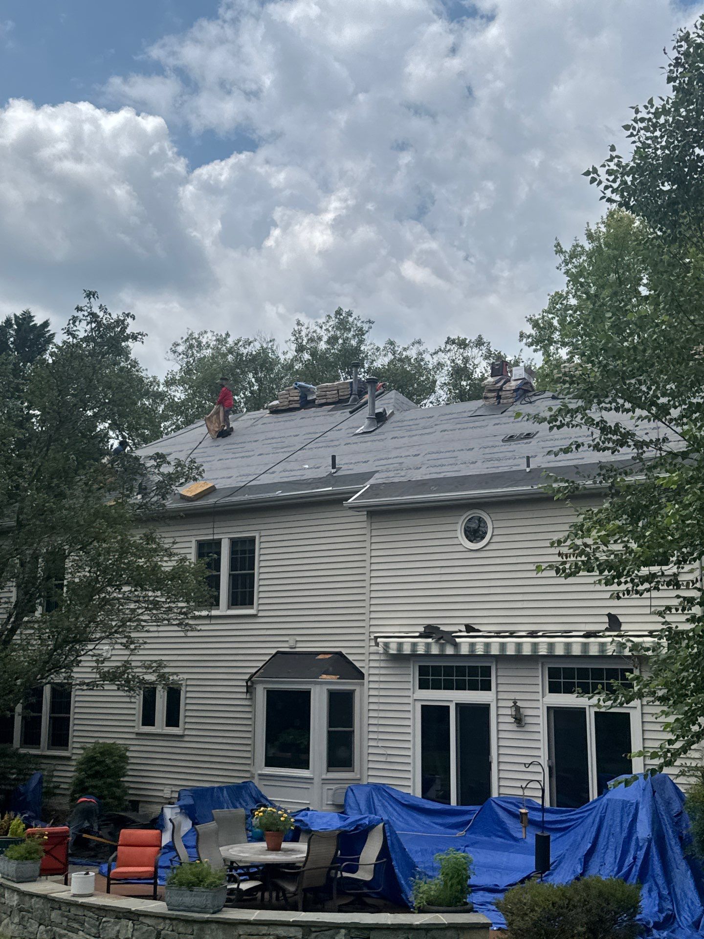New Shingle Roof & New Gutters and downspouts with covers by Alpha Design Services