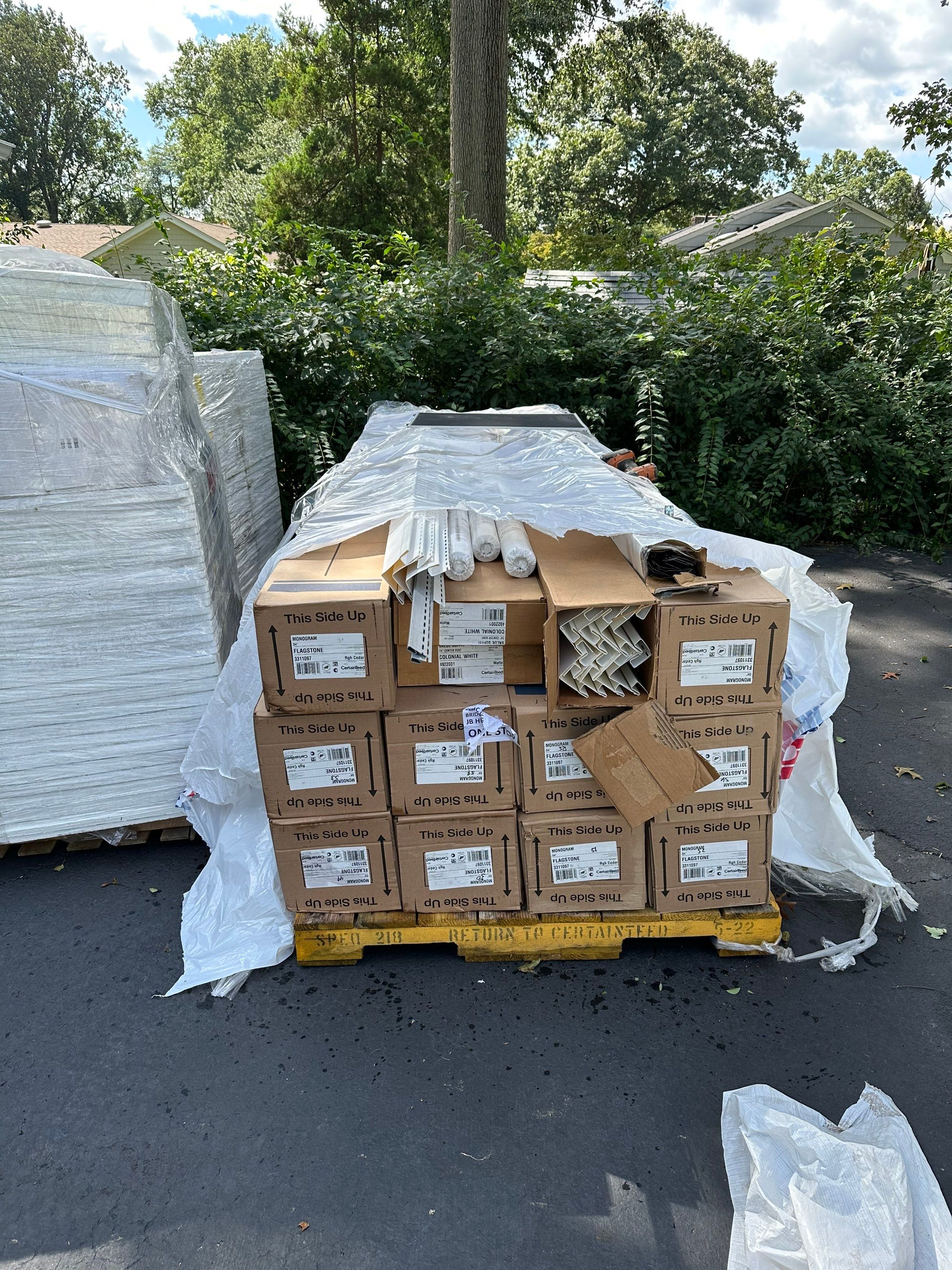 Siding Installation using Certainteed Monogram Flagstone by A Plus Exterior