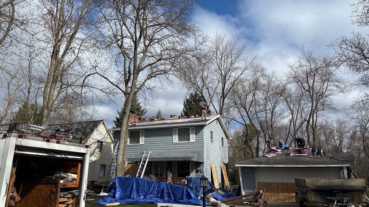 Roof Replacement using Owens Corning Estate Gray by 180 Contractors