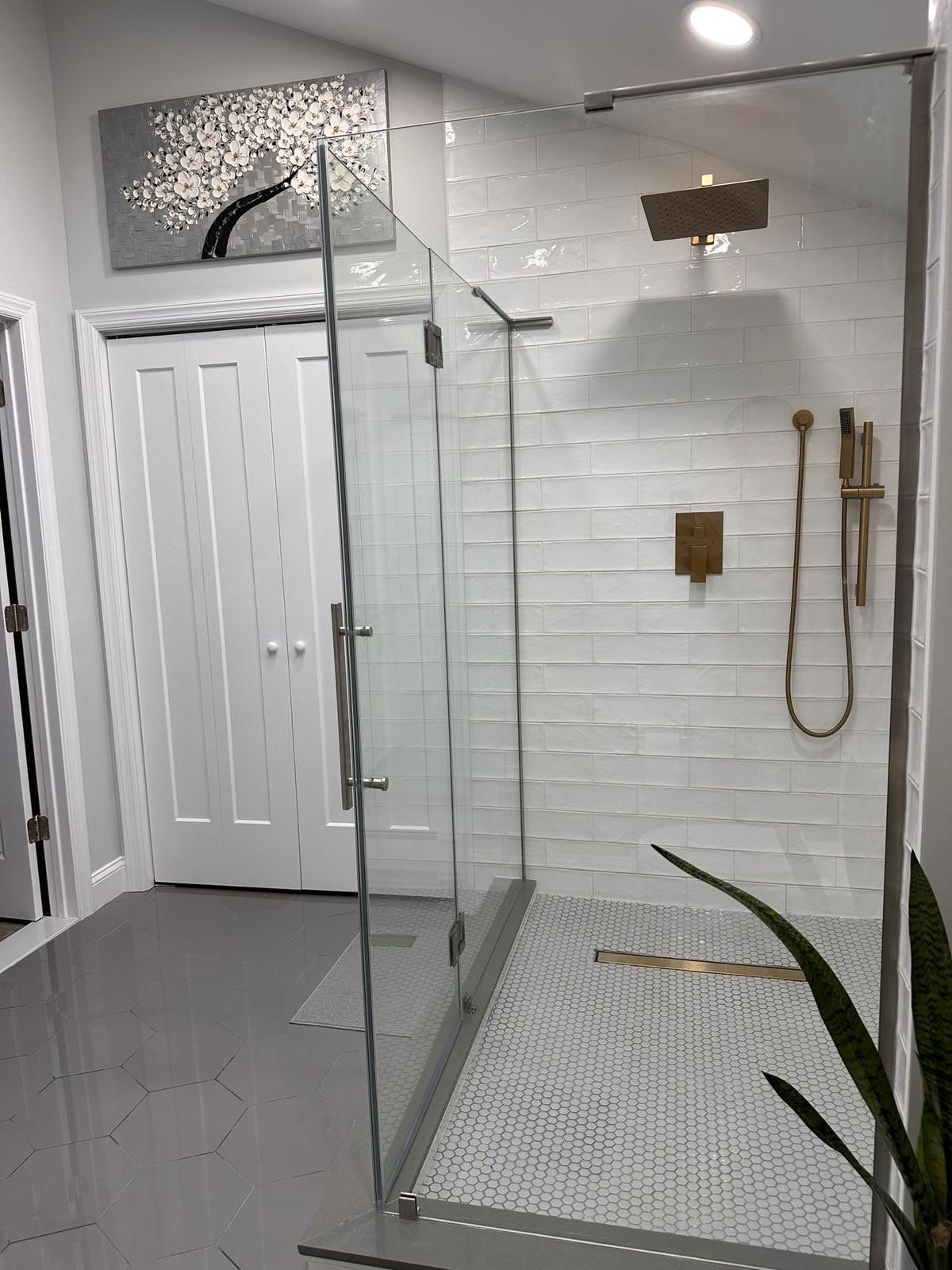 Bathroom Remodel using Tile by Home Concepts Construction