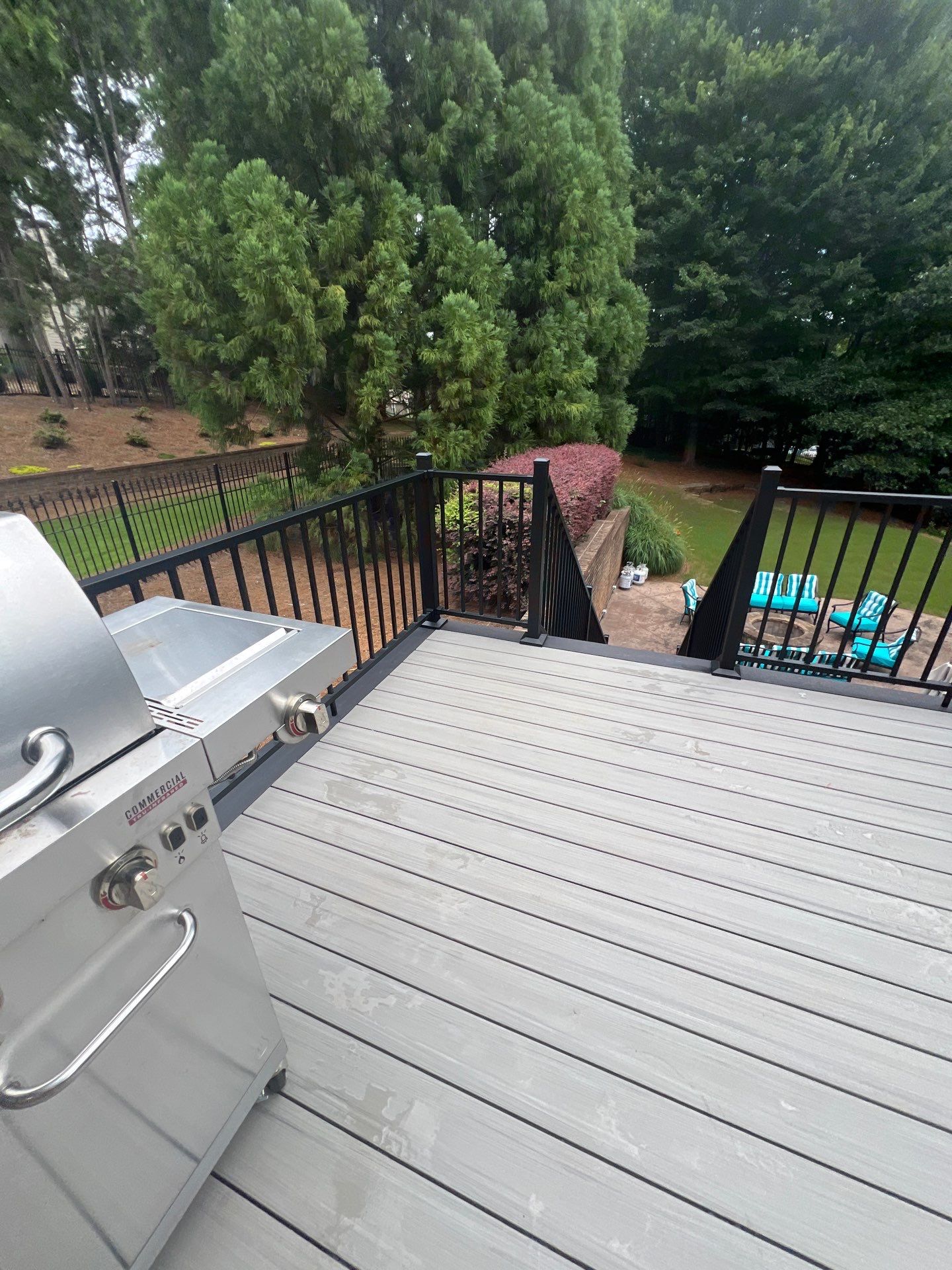 Marietta, GA Deck Resurface using Deckorators Summit Series Decking and ALX Contemporary Railing by Nelson Exteriors