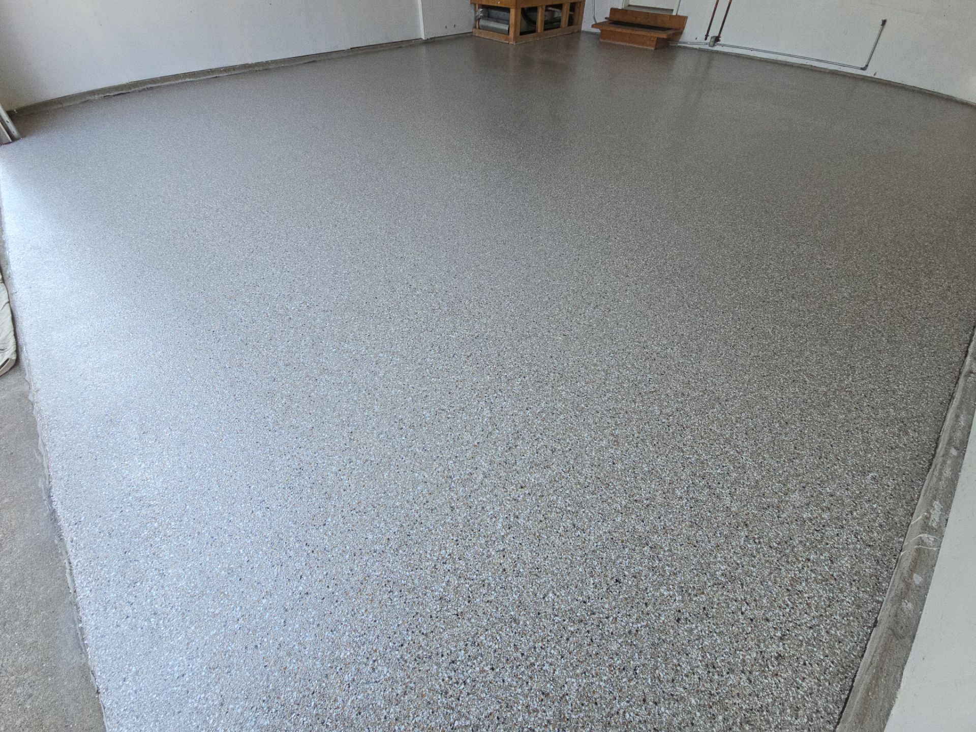 Garage Transformation using Claystone Hybrid by Croc Coatings, LLC