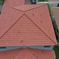 Westlake New Point Saxony 900 Spanish Red  by Total Roofing System The Metal Roof Experts