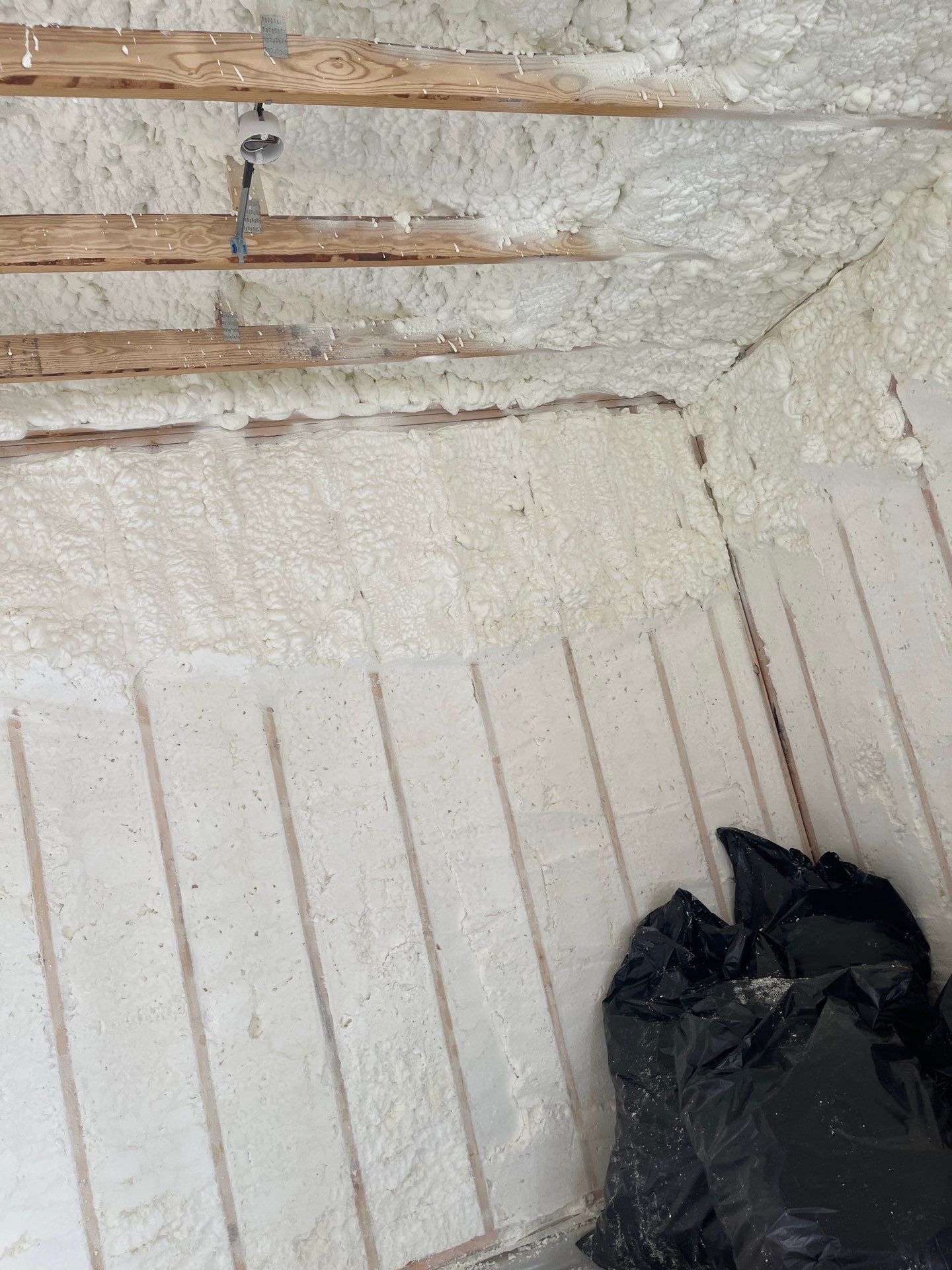 New Construction using open cell spray foam by NYS Foam & Energy