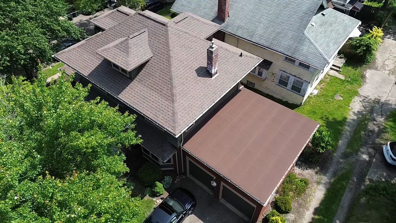 Atlas Pinnacle, Color, Heatherblend, Drip Edge, Color, Royal Brown by Eagle Eye Roofing