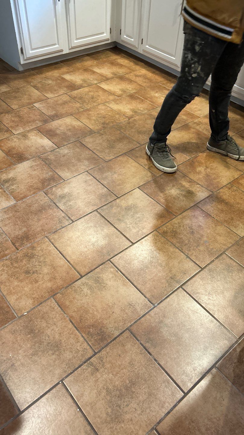 Luxury Vinyl Tiles for Kitchen/Laundry  by Footprints Floors of Nashville