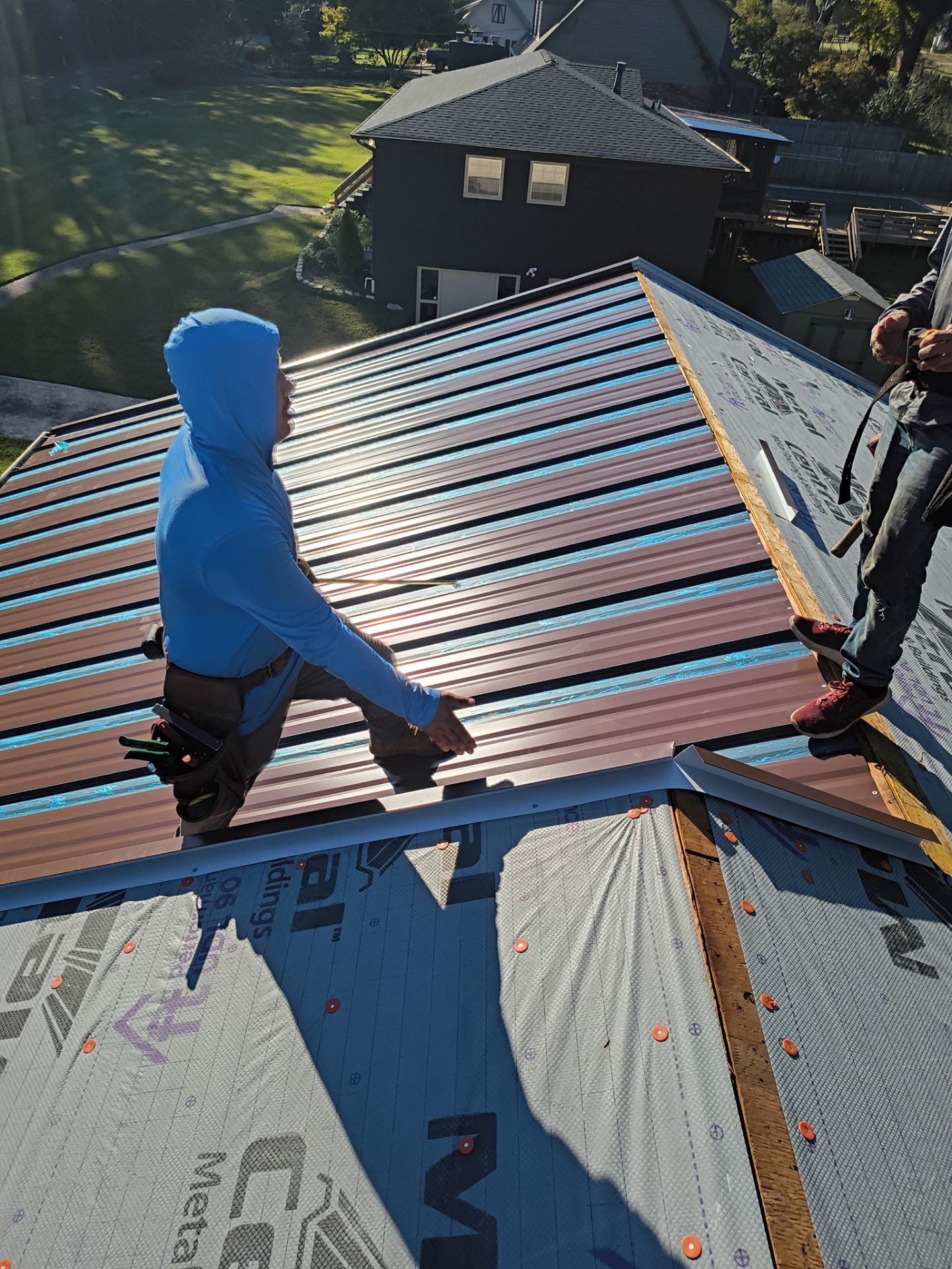 Standing Seam Metal Roof Installation in Trussville by NANOROOF Alabama