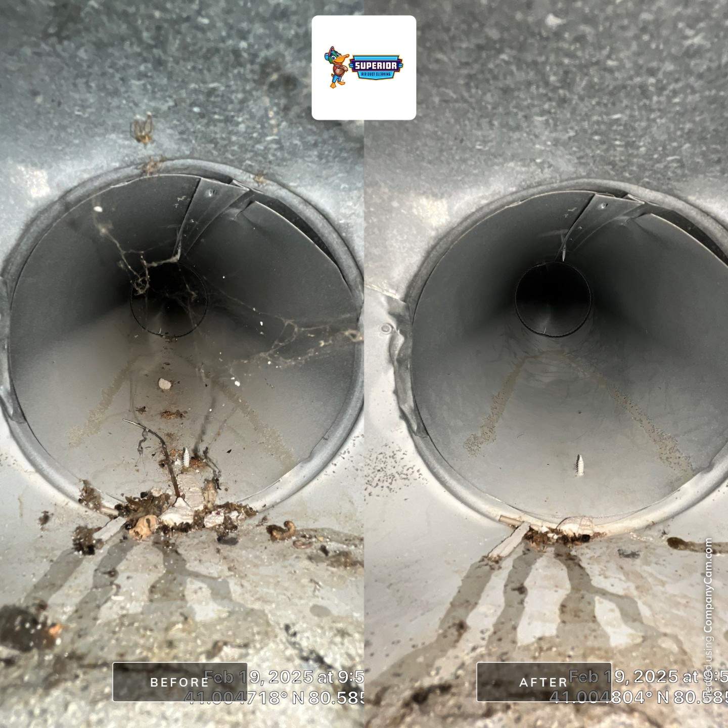 Air Duct Cleaning With a Vacuum Truck in Youngstown, OH by Superior Air Duct Cleaning