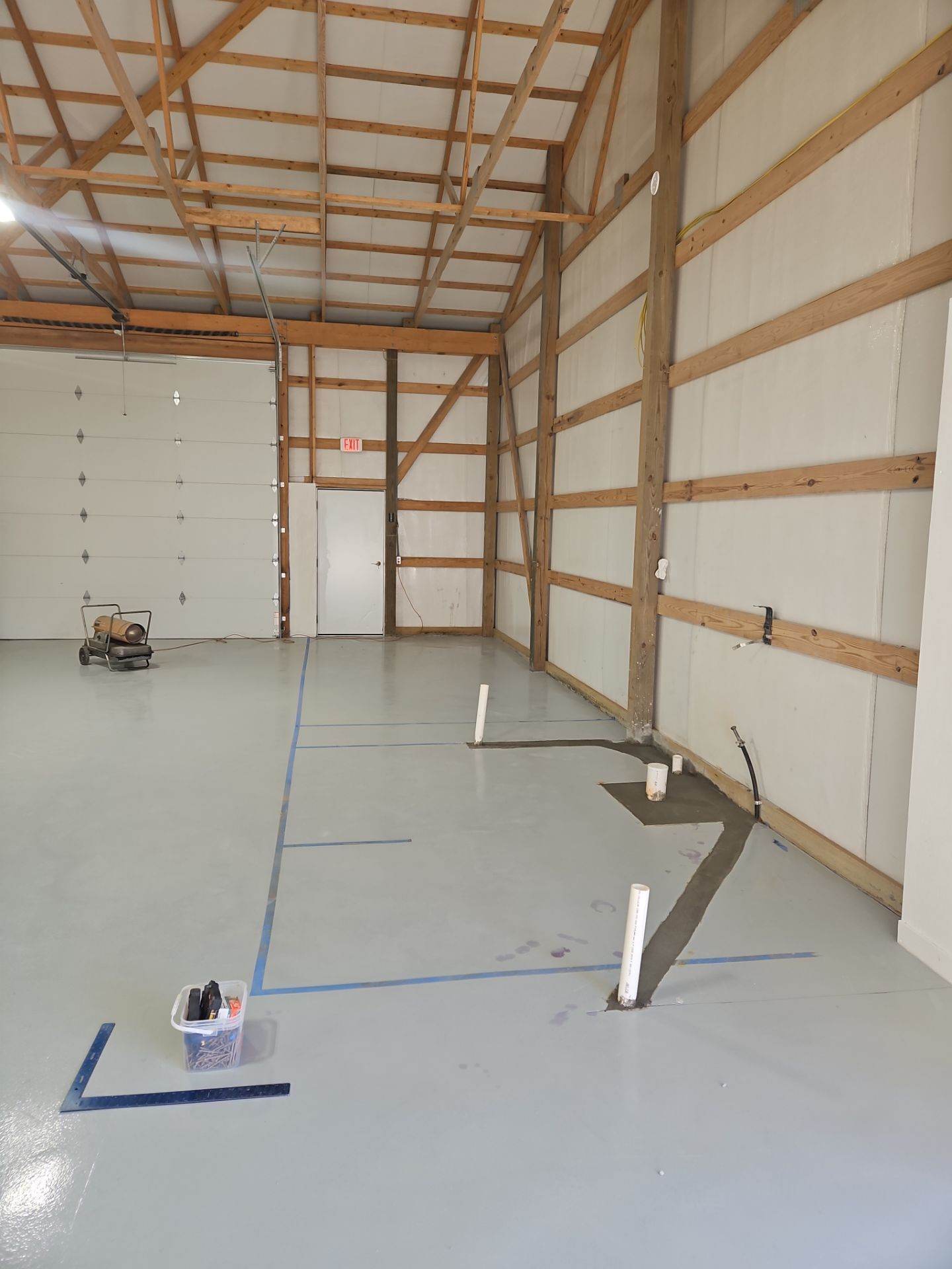 Warehouse Office & Storage Build by A Step Above Handy LLC