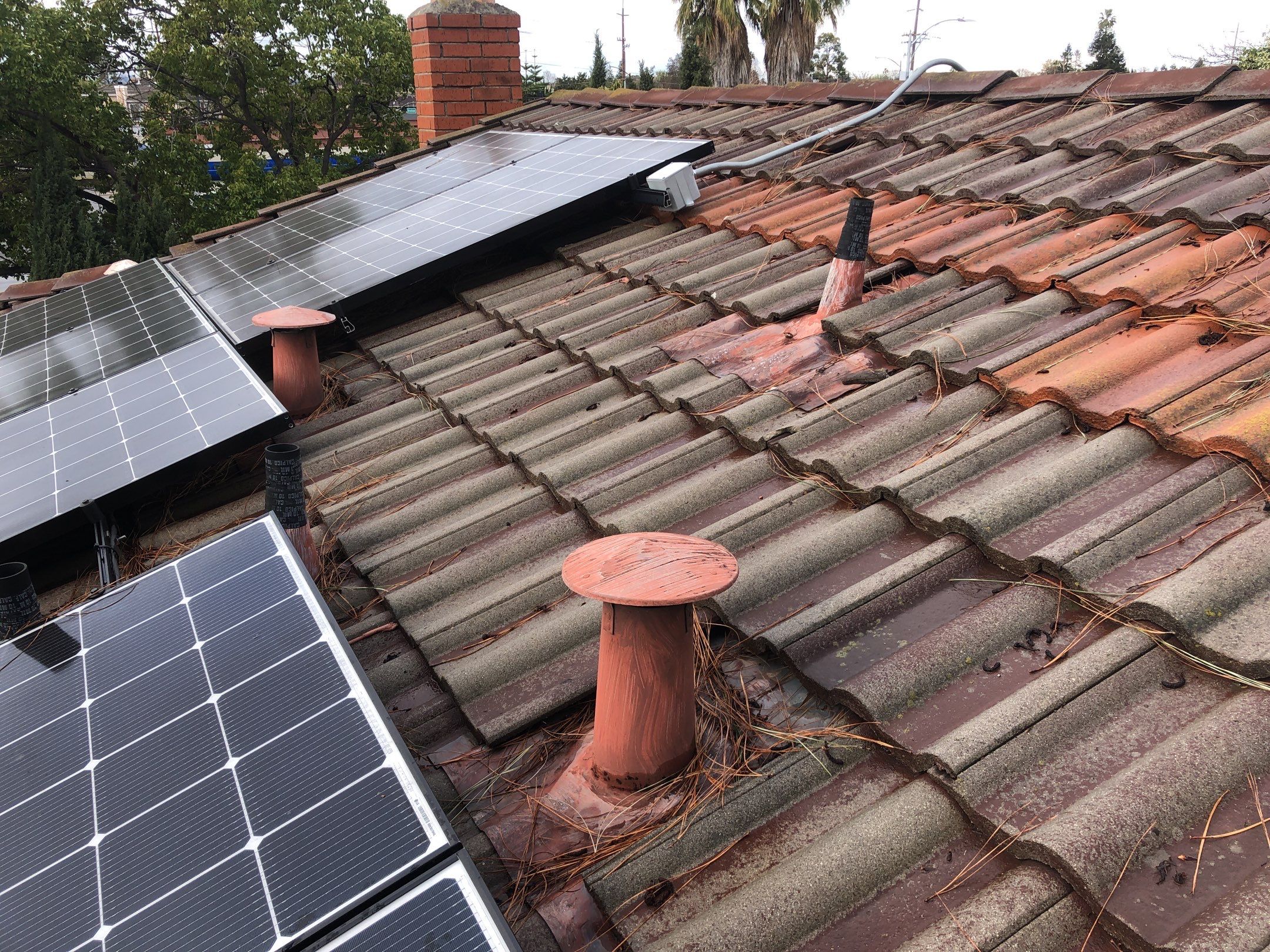 San Jose Concrete Tile Roof Maintenance and Vent Flashing Repair by Eastman Roofing & Waterproofing Inc.