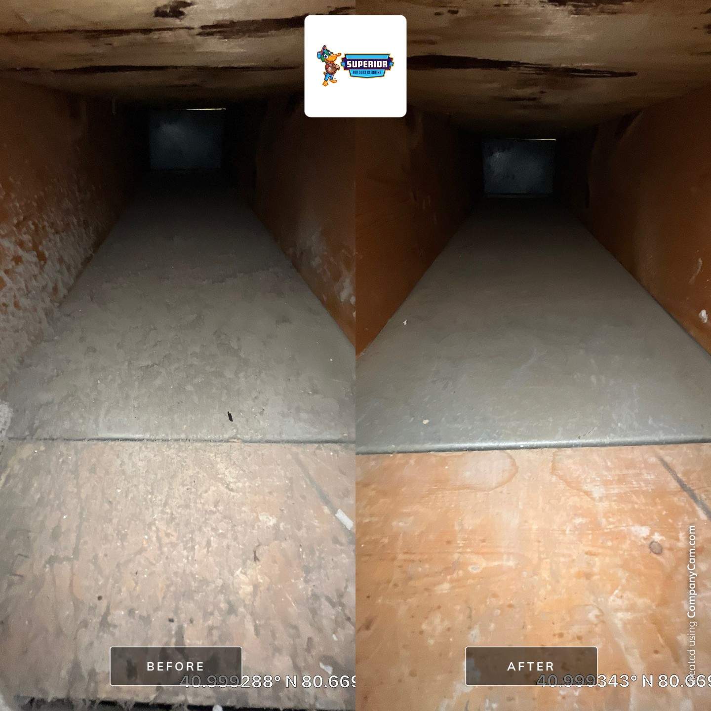 Air Duct Cleaning With a Vacuum Truck in Youngstown, OH by Superior Air Duct Cleaning