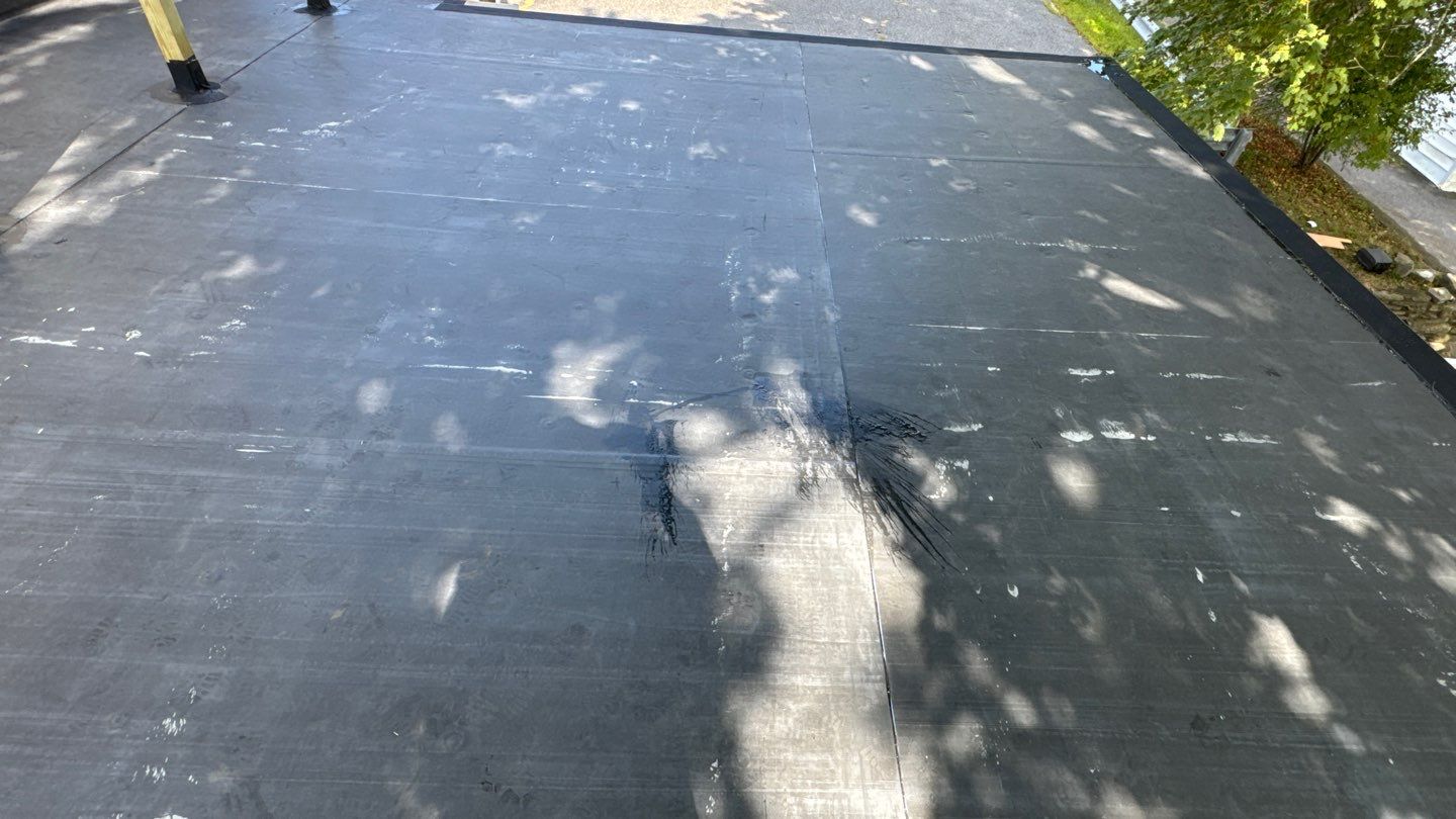 EPDM Flat Roof Installation with ISO Board on Existing Structure by Sensible Home Solutions