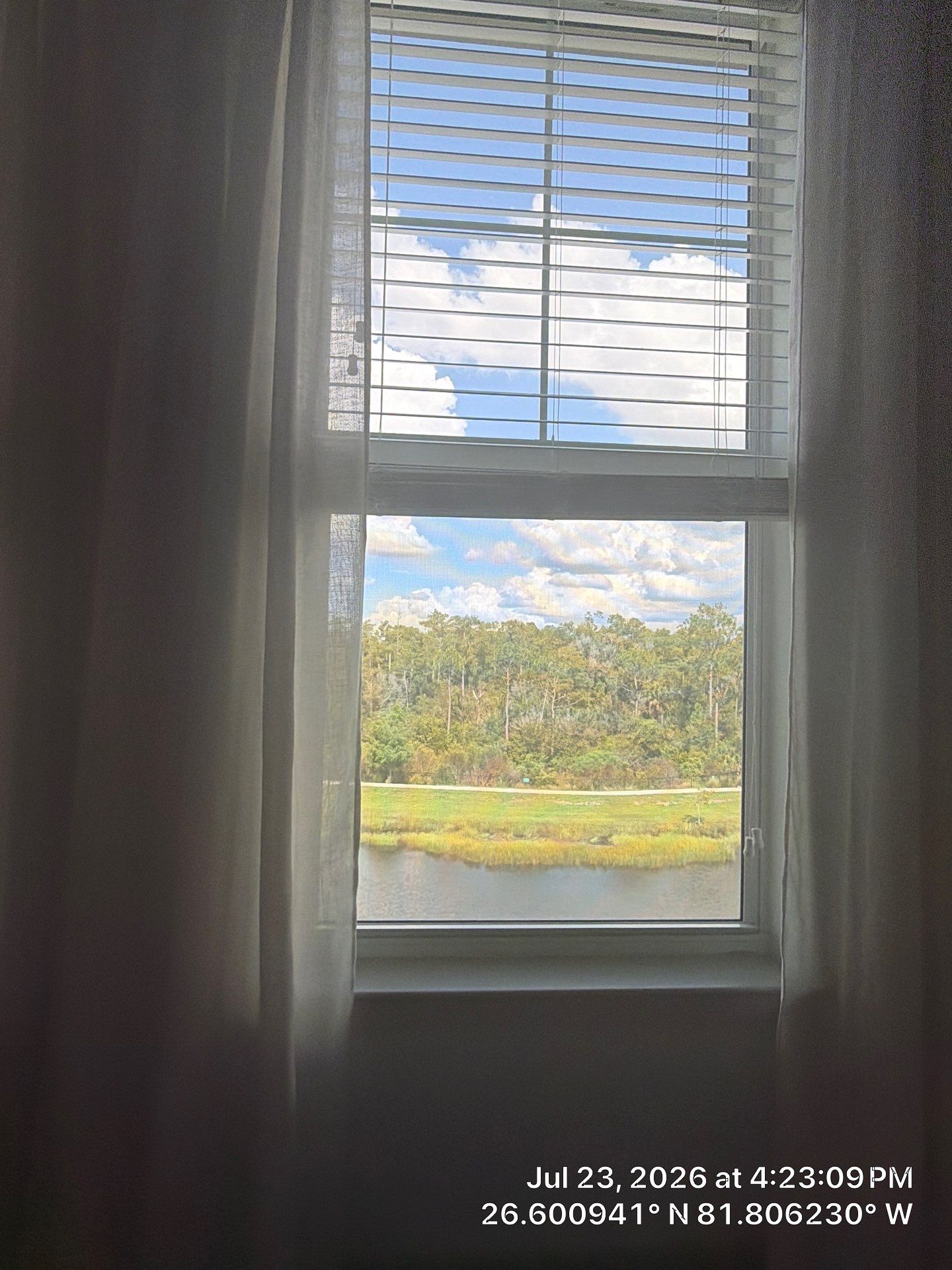 Horizontal Blind and Custom Window Treatment Installation in Fort Myers by CompanyCam Sales Demo