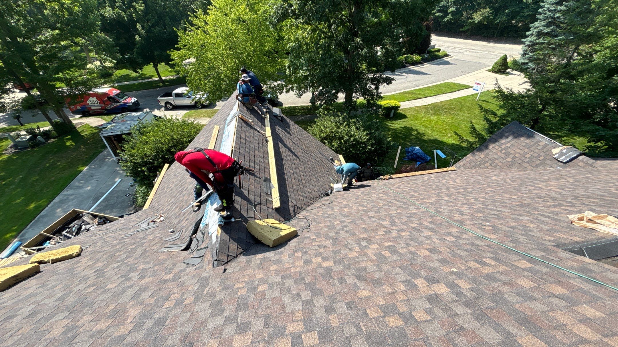 Roof Replacement using CertainTeed Landmark Max Def Shenandoah by 180 Contractors