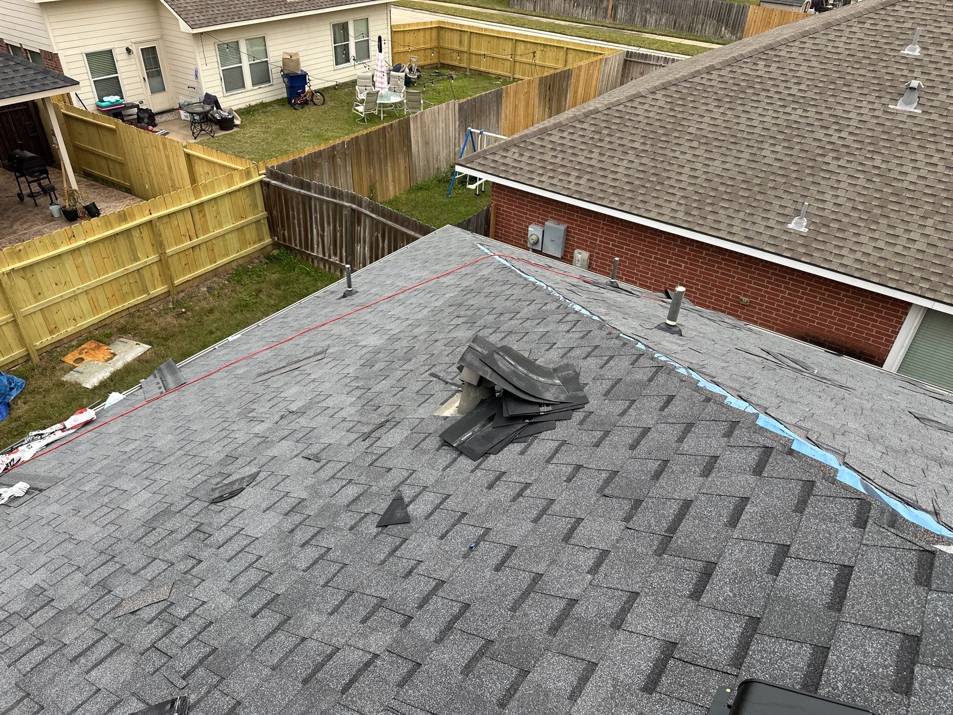 Project in Houston by Motion Roofing
