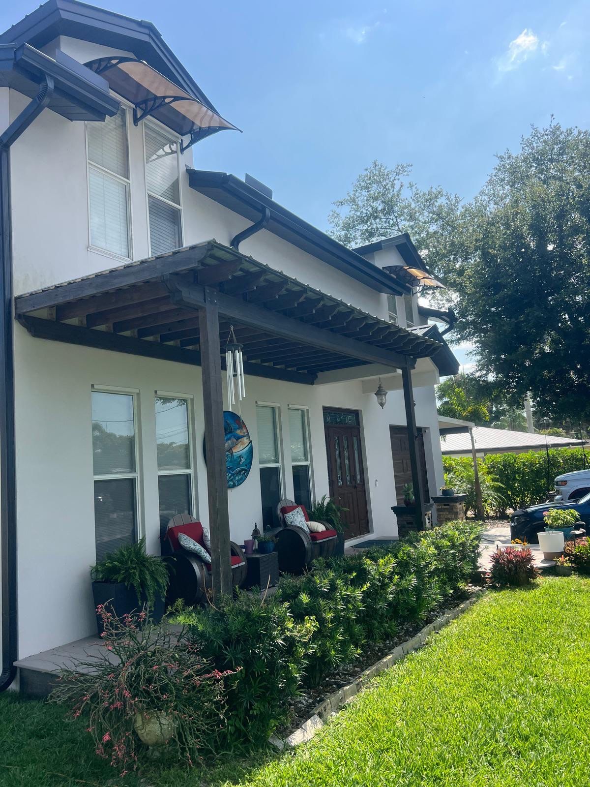 Black 6-Inch K-Style Gutters in North Fort Myers FL by Gutter Professor by Gutter Professors