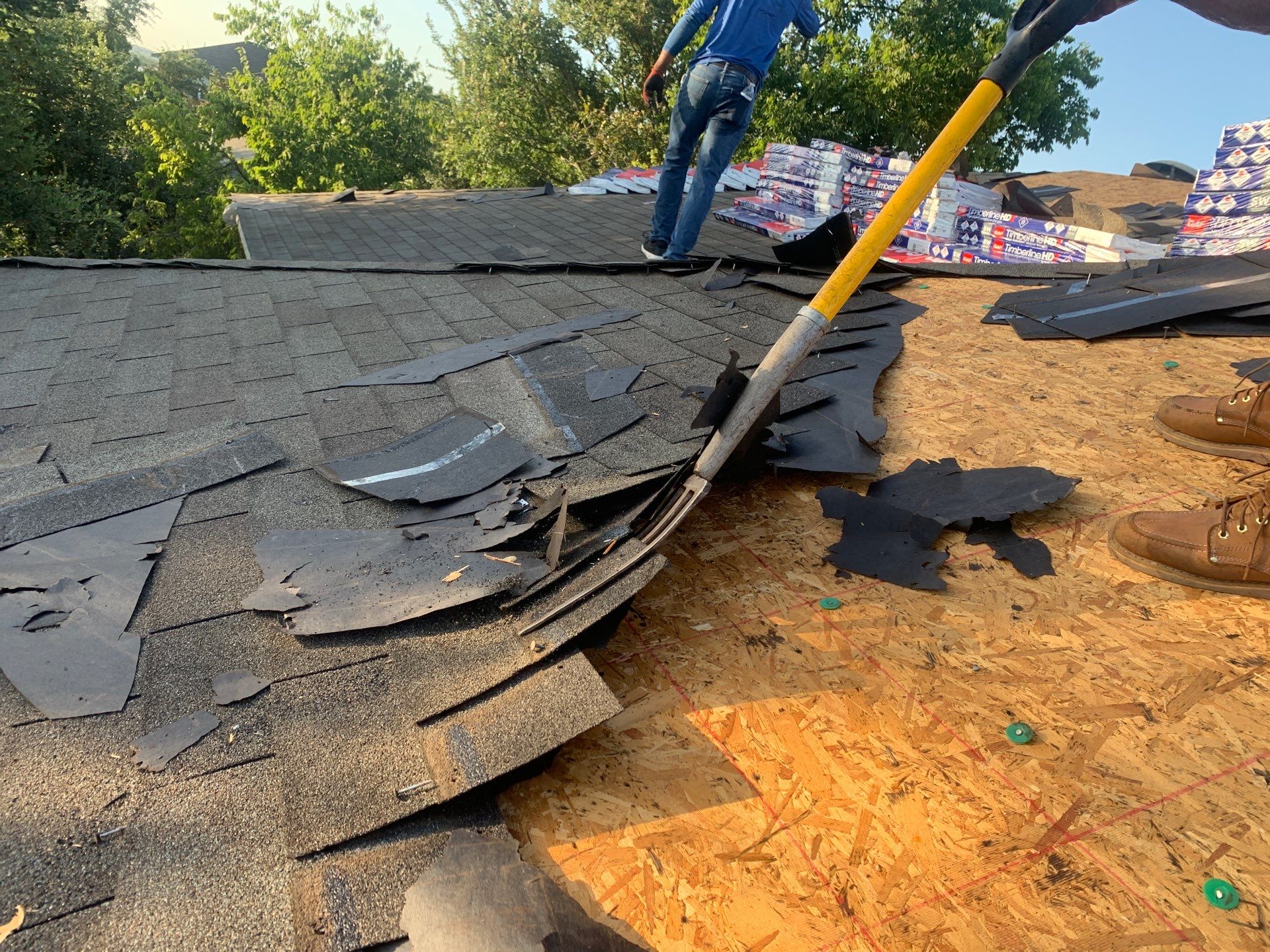 GAF Timberline HDZ Roofing Replacement and Fascia Restoration in Round Rock by Caliber Restoration LLC