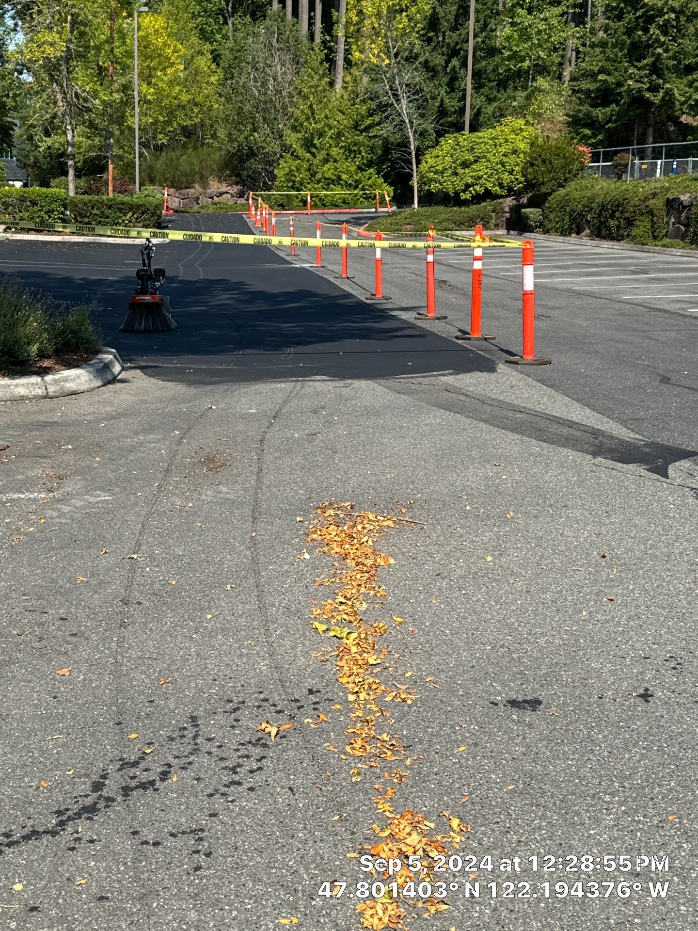 Kidder Matthews | Parking Lot Sealcoating & Striping with Concrete Curb & Patch Repairs  by Jireh Asphalt & Concrete Inc 