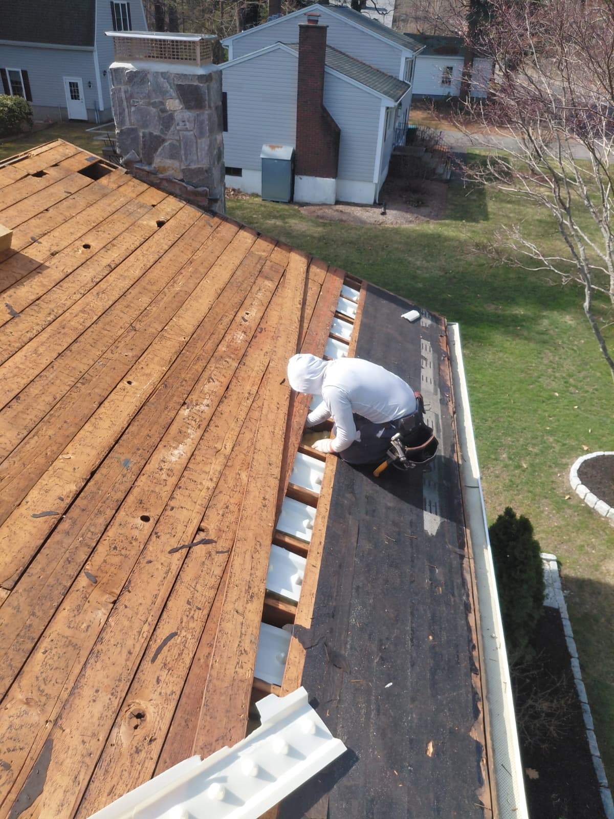 Roof Replacement + Metal Valleys + Snow Belt + Skylights — Carlisle, MA by Mighty Dog Roofing of Greater Middlesex County