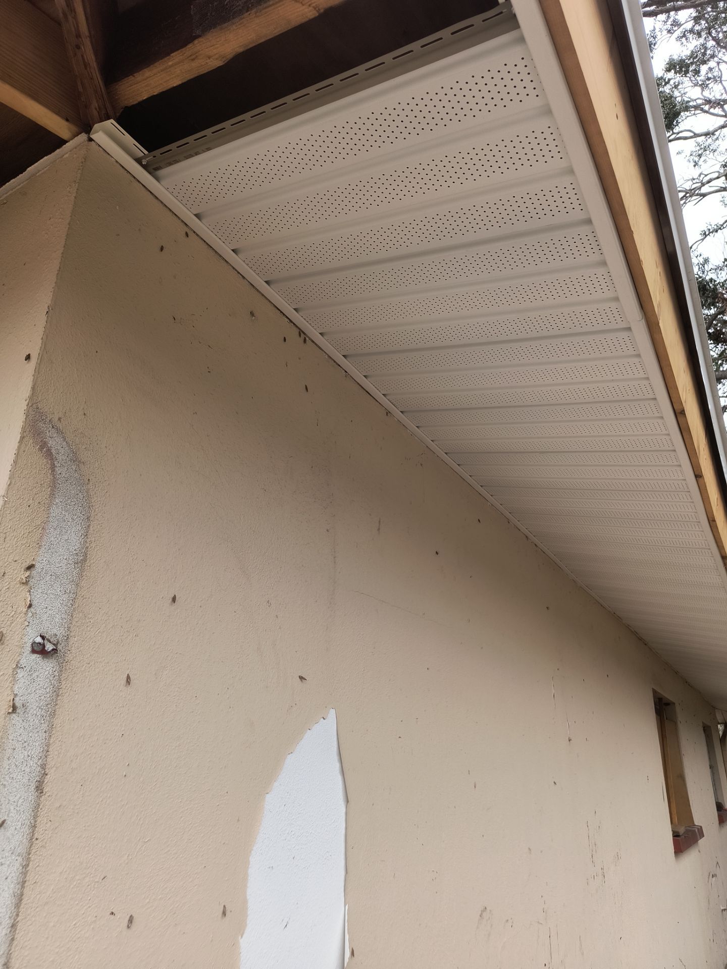 White Soffit and Fascia Upgrade in Sarasota FL by Gutter Professors