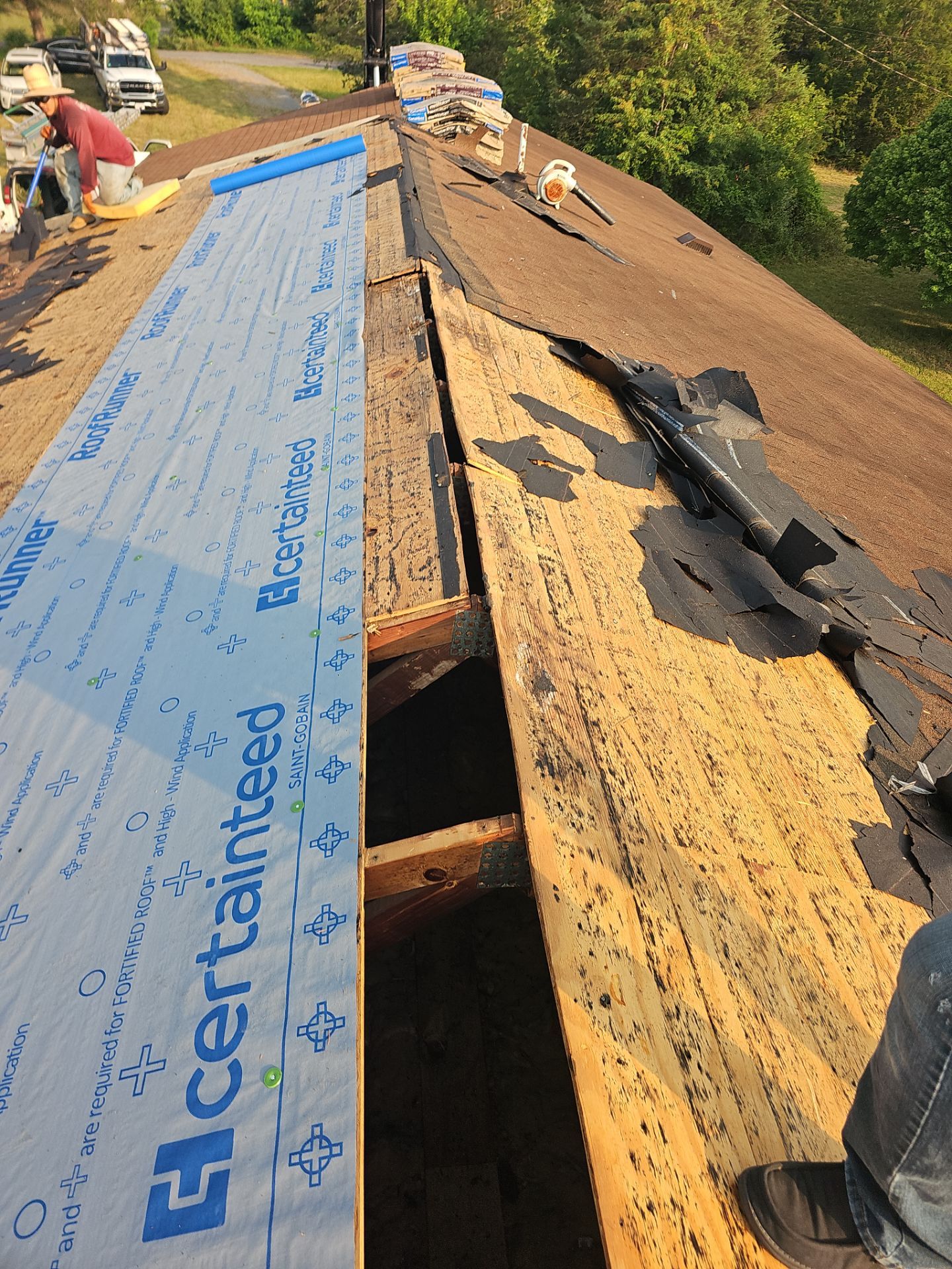 Roof Replacement - Colonial Slate by Winchester Roofing