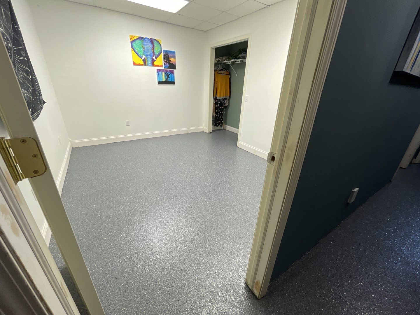 Basement Floor using Granite by Your1DayFloor.com