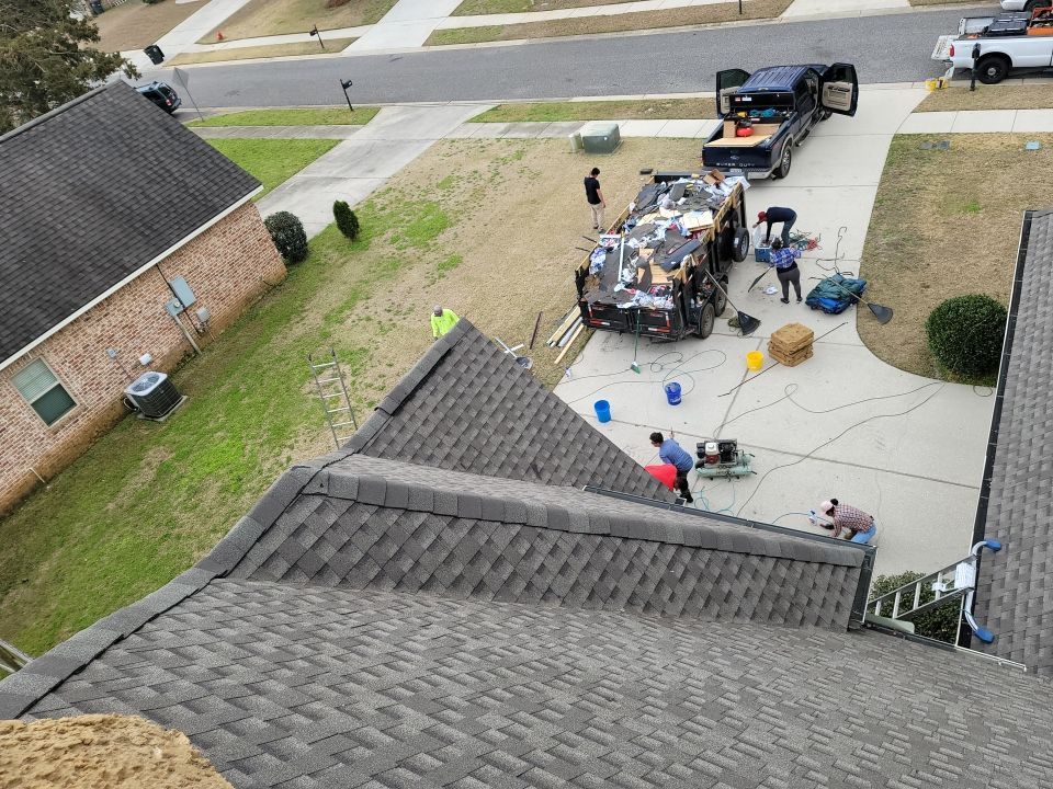 Residential Roofing Installation using Roof Replacement by American Roofing & Construction LLC