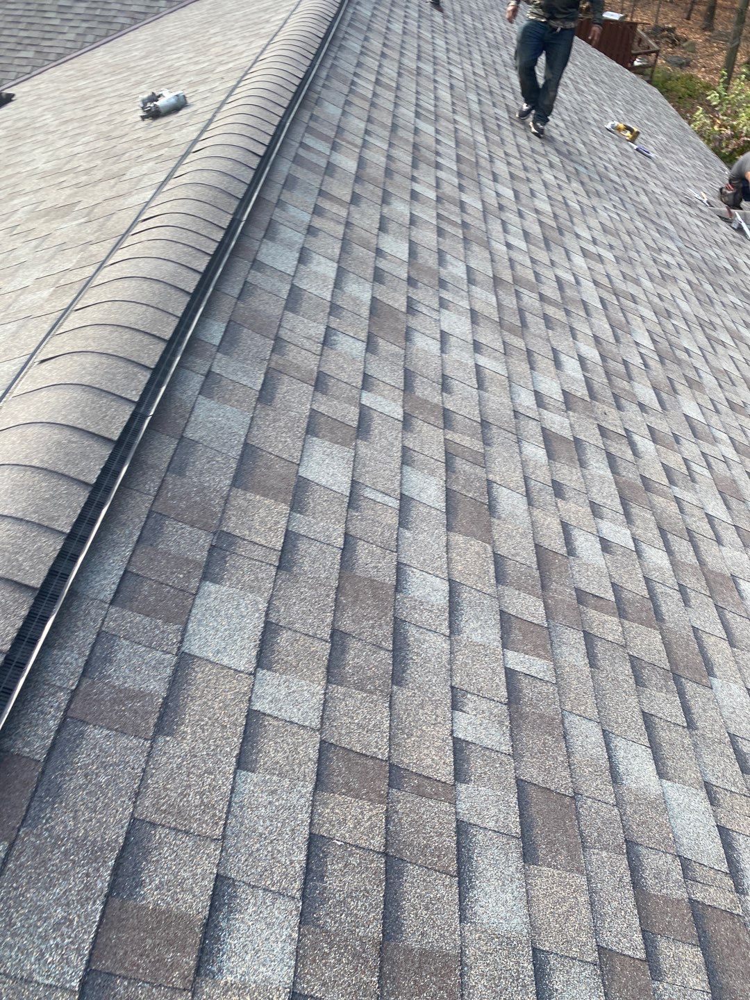 Residential Roofing Installation using Owens Corning Duration, Driftwood by Absolute Roofing and Construction