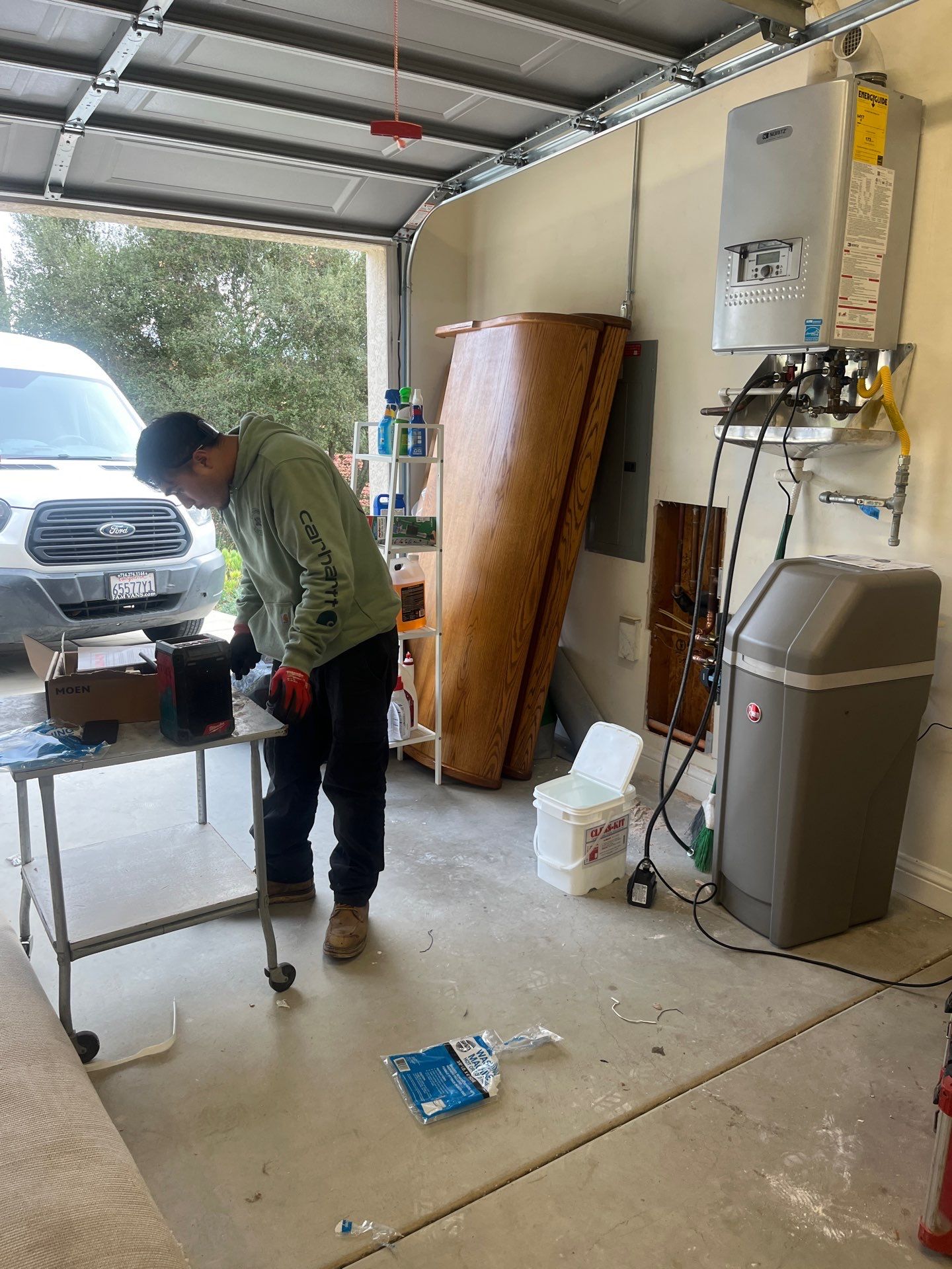 Water Softener, Moen Flo, and Tankless Water Heater Installation by Us Plumbing