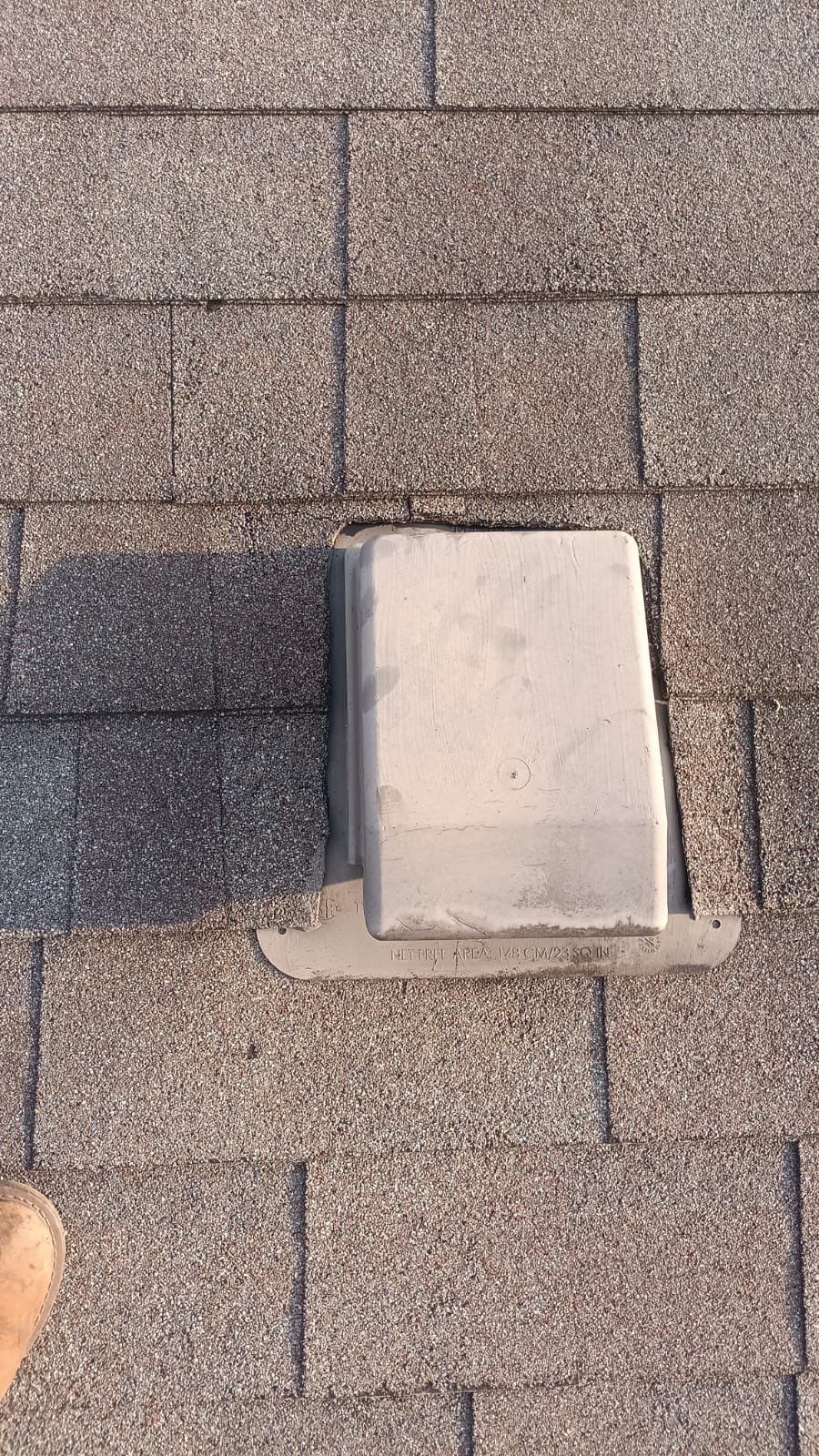 Hail Damage using Owen's Corning Duration (Lifetime) Shingles by Roof Repair Services LLC