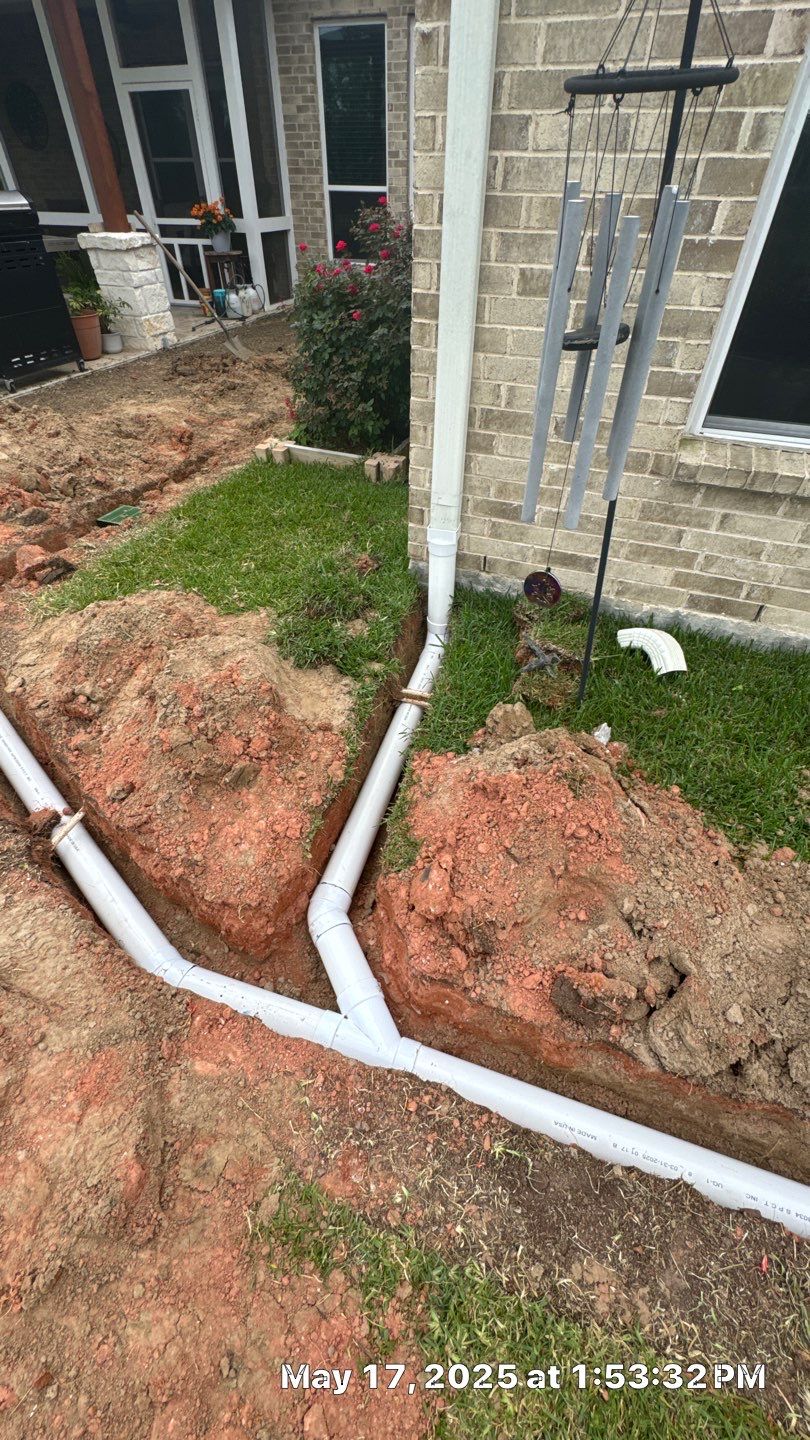 🌟 Mr. & Mrs. Wheeler’s Drainage & Landscape Transformation by Texas Urban Elements
