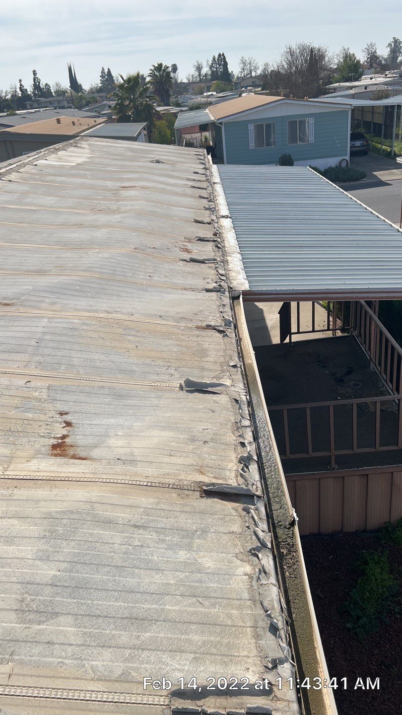 Spray foam and coatings using General Coatings acrylic coatings and spray foam by Straight Edge Roofing Inc