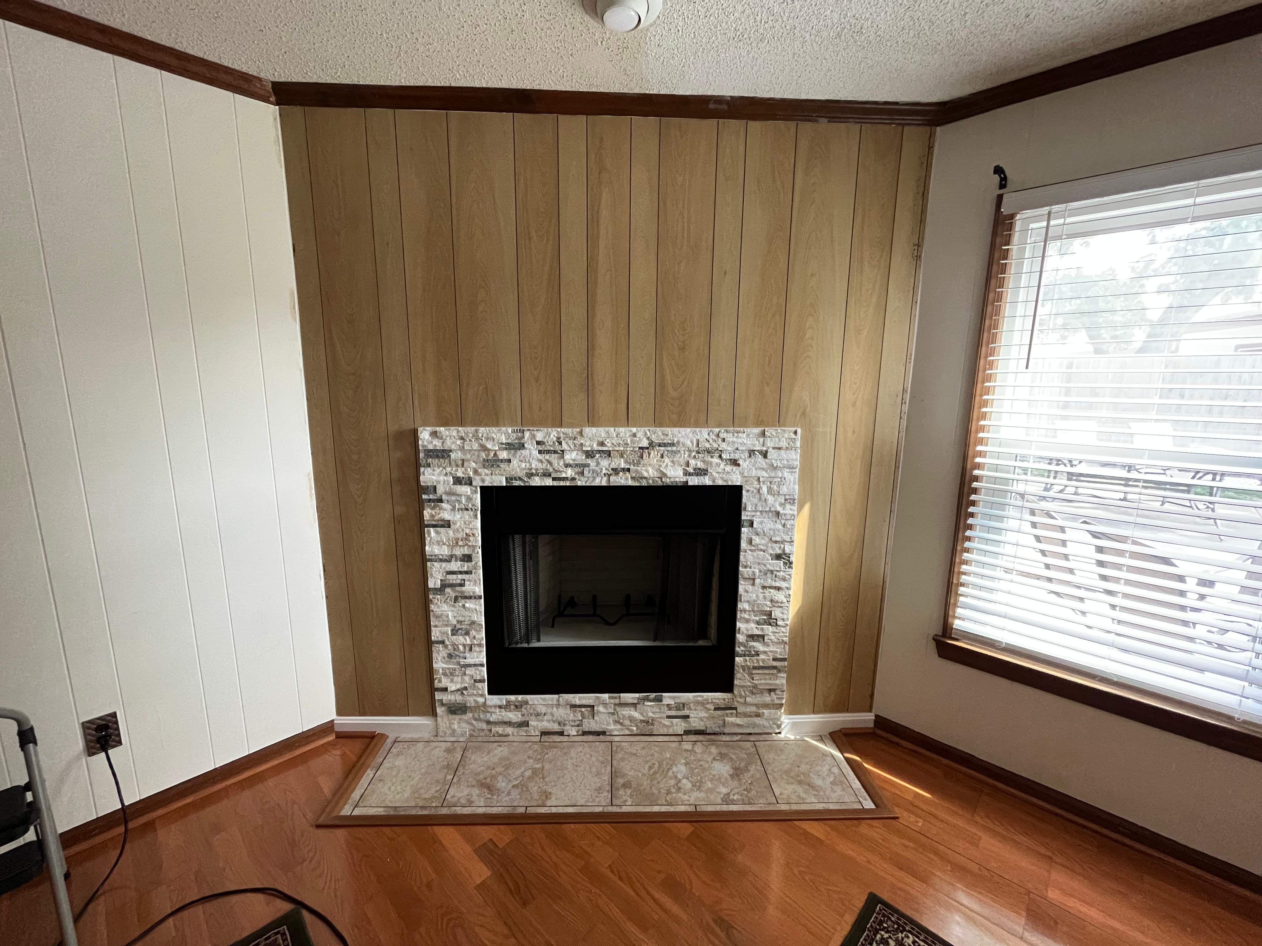 Wood Fireplace Installed in Virginia Beach by Premier Chimney and Roofing