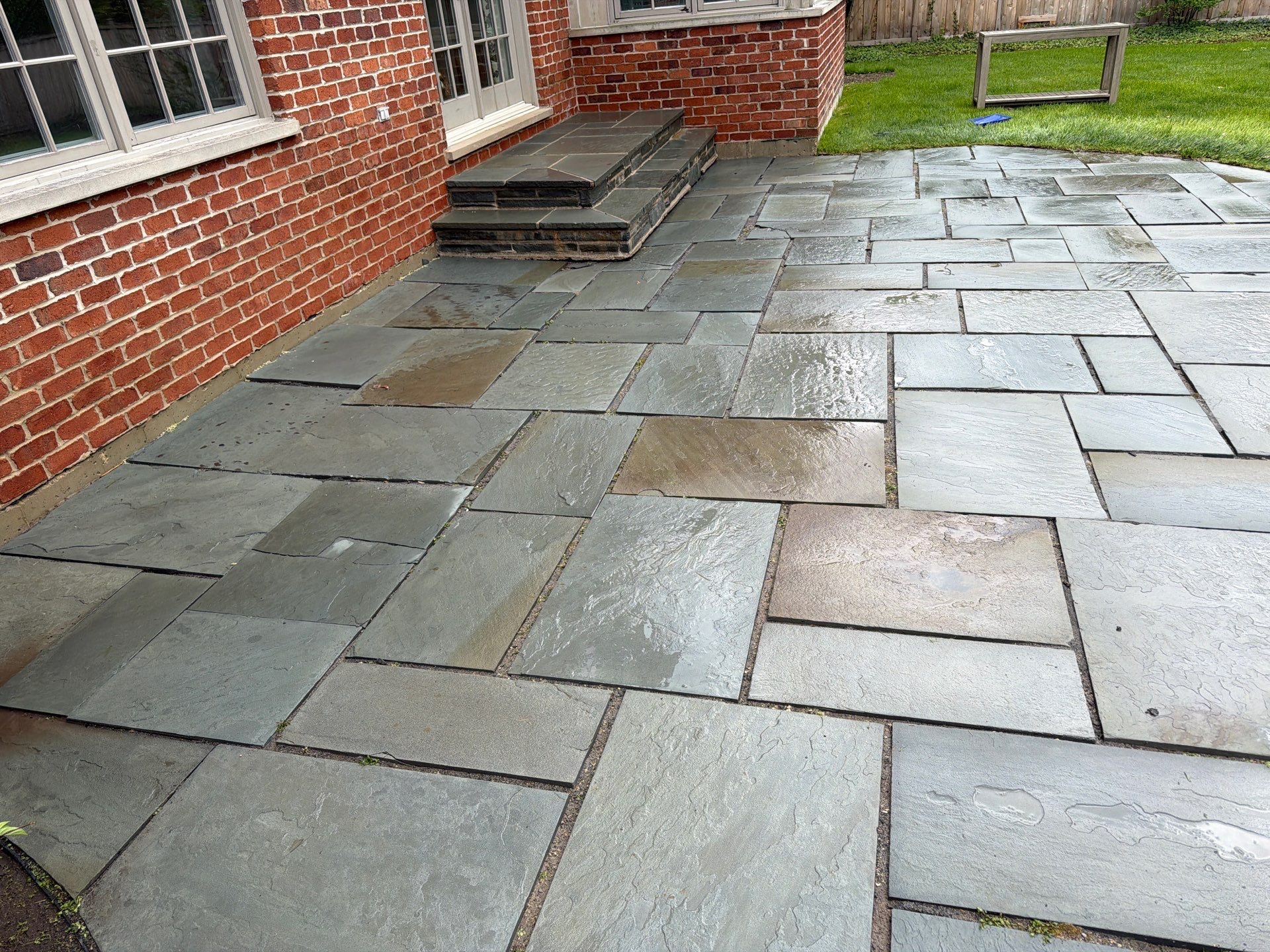 Exterior Stone and Concrete Surface Cleaning by Northern Power Washing LLC.