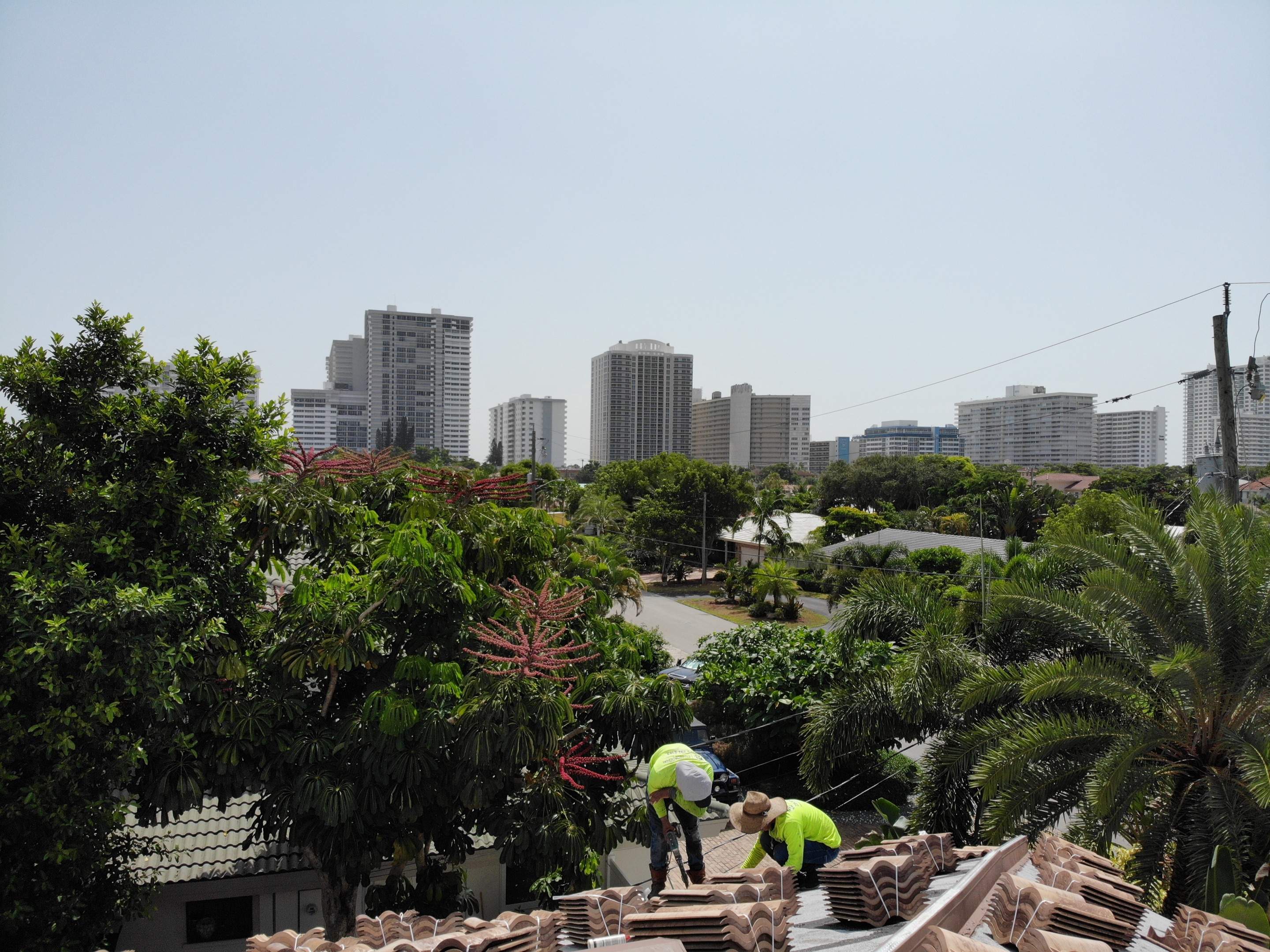 Residential Roofing Installation using Brava Spanish Tile in Mocha Sand by International Roofing