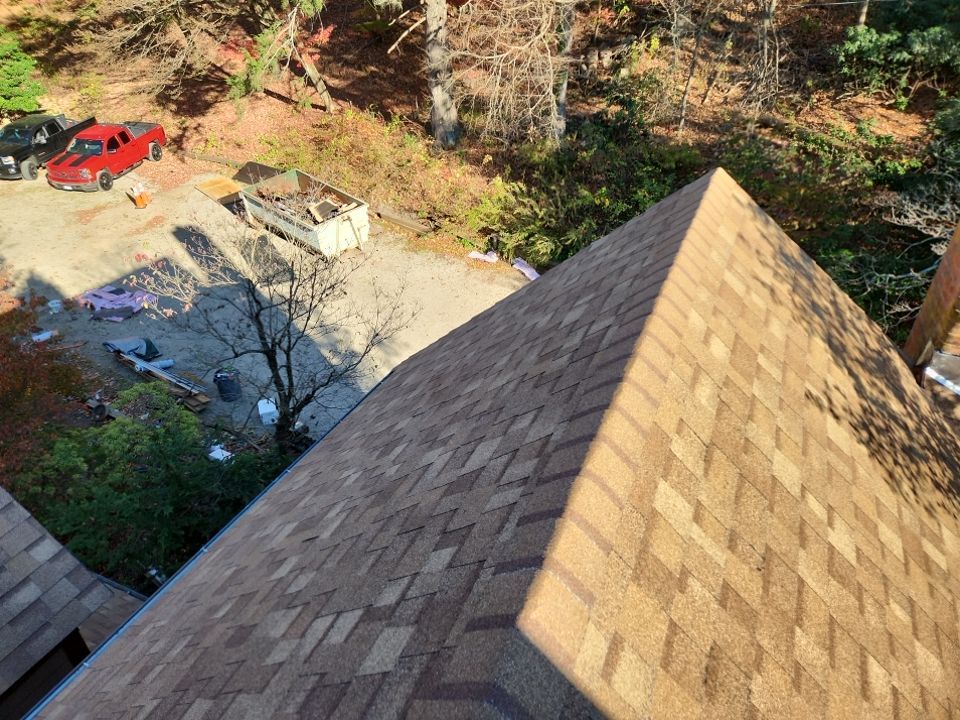 Residential Roofing Installation using Owens Corning TruDefinition Desert Tan by A Plus Exterior