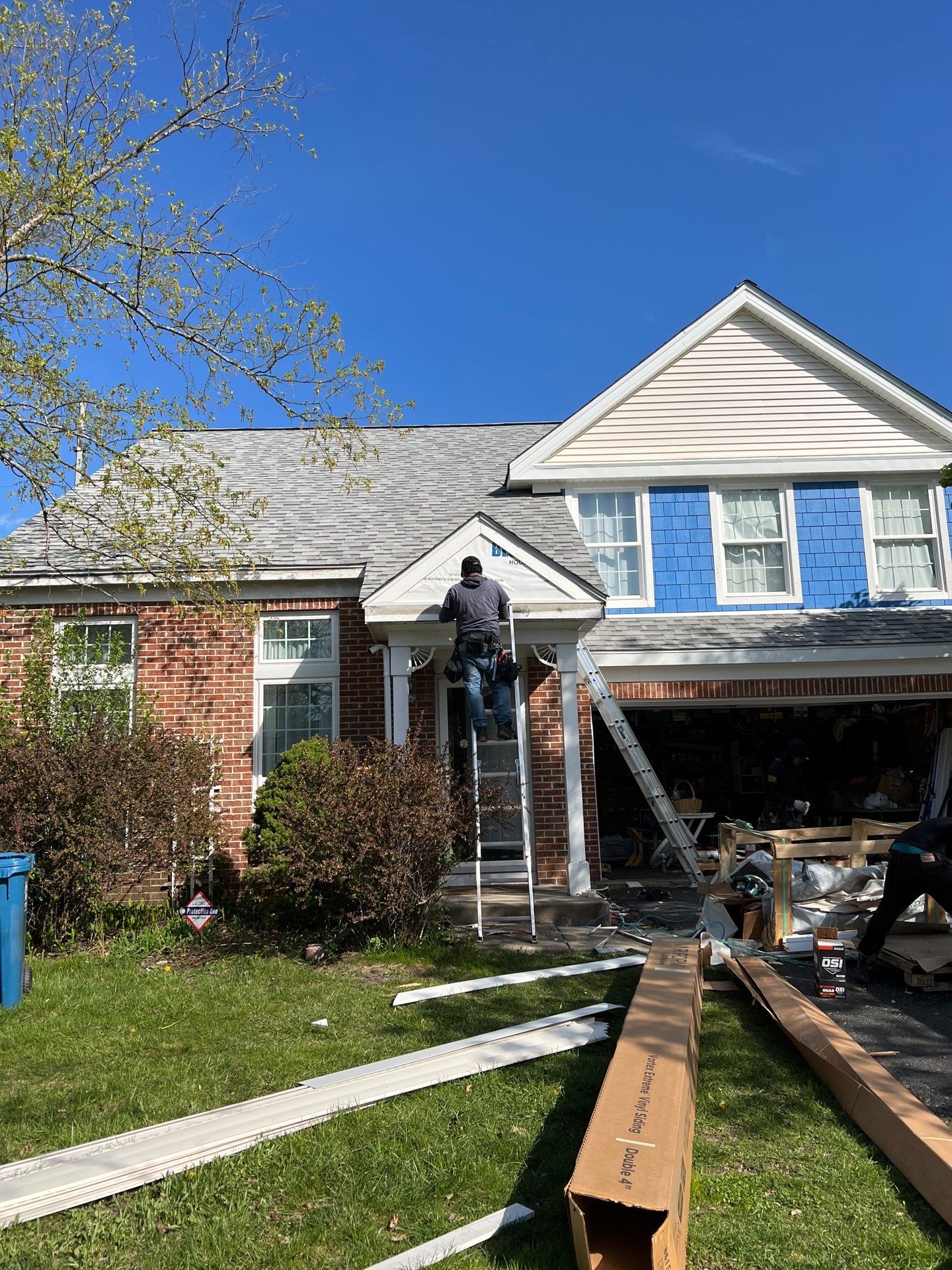 Residential Roofing Installation using Malarkey Roofing by Perfect Exteriors Inc. 