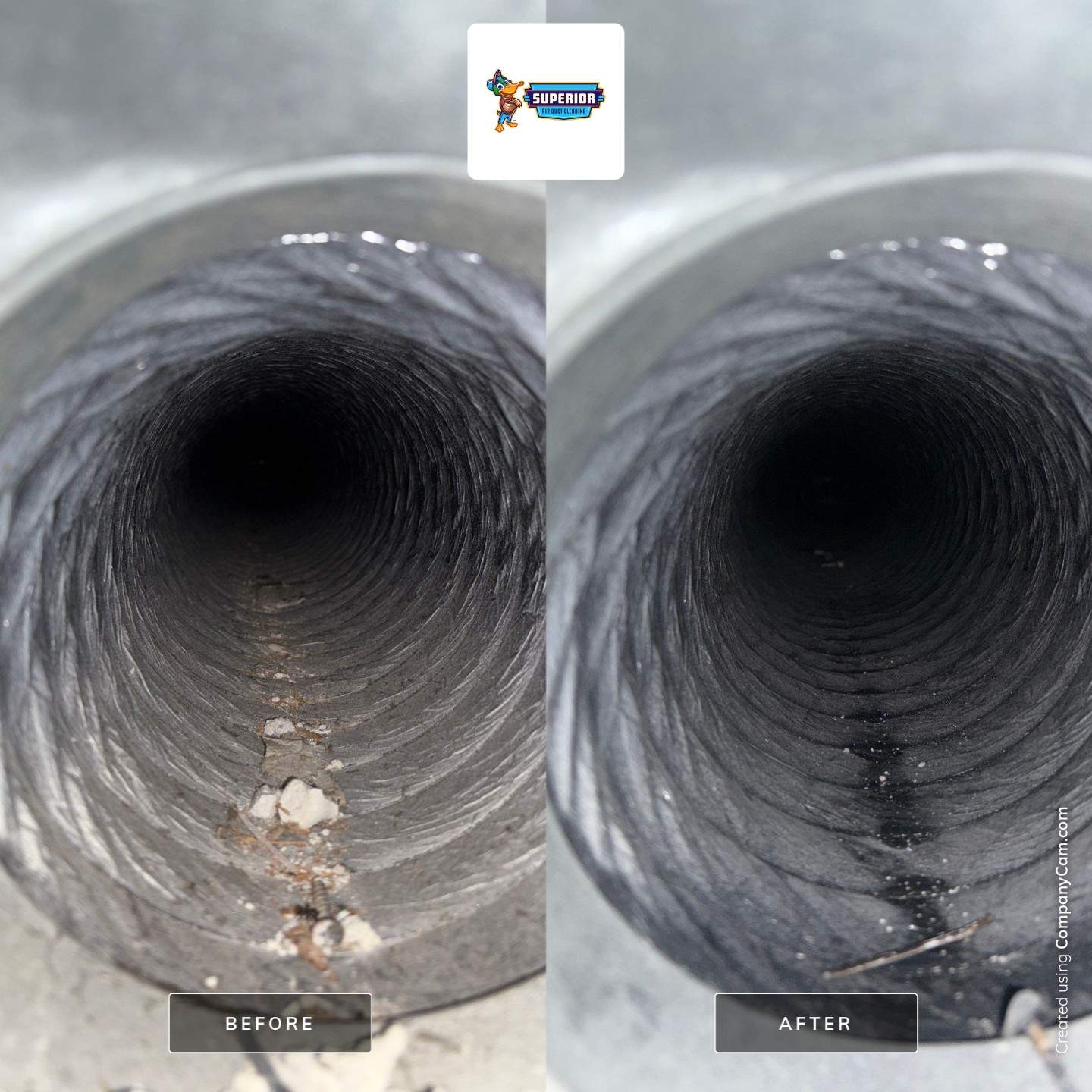 Air Duct Cleaning With a Vacuum Truck in New Castle, PA by Superior Air Duct Cleaning