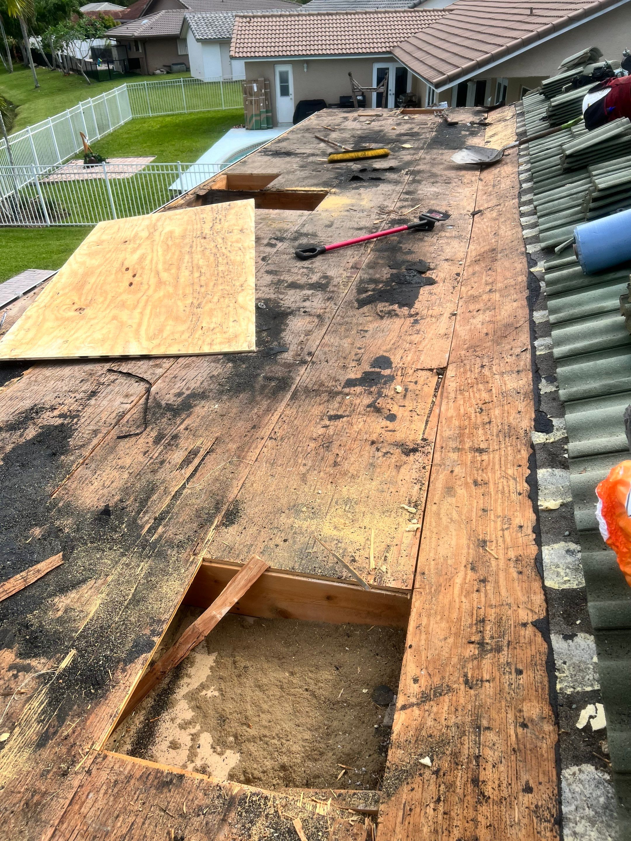 Residential Re-Roof using Polyglass Self-Adhered Flat Deck by First Due Roofing