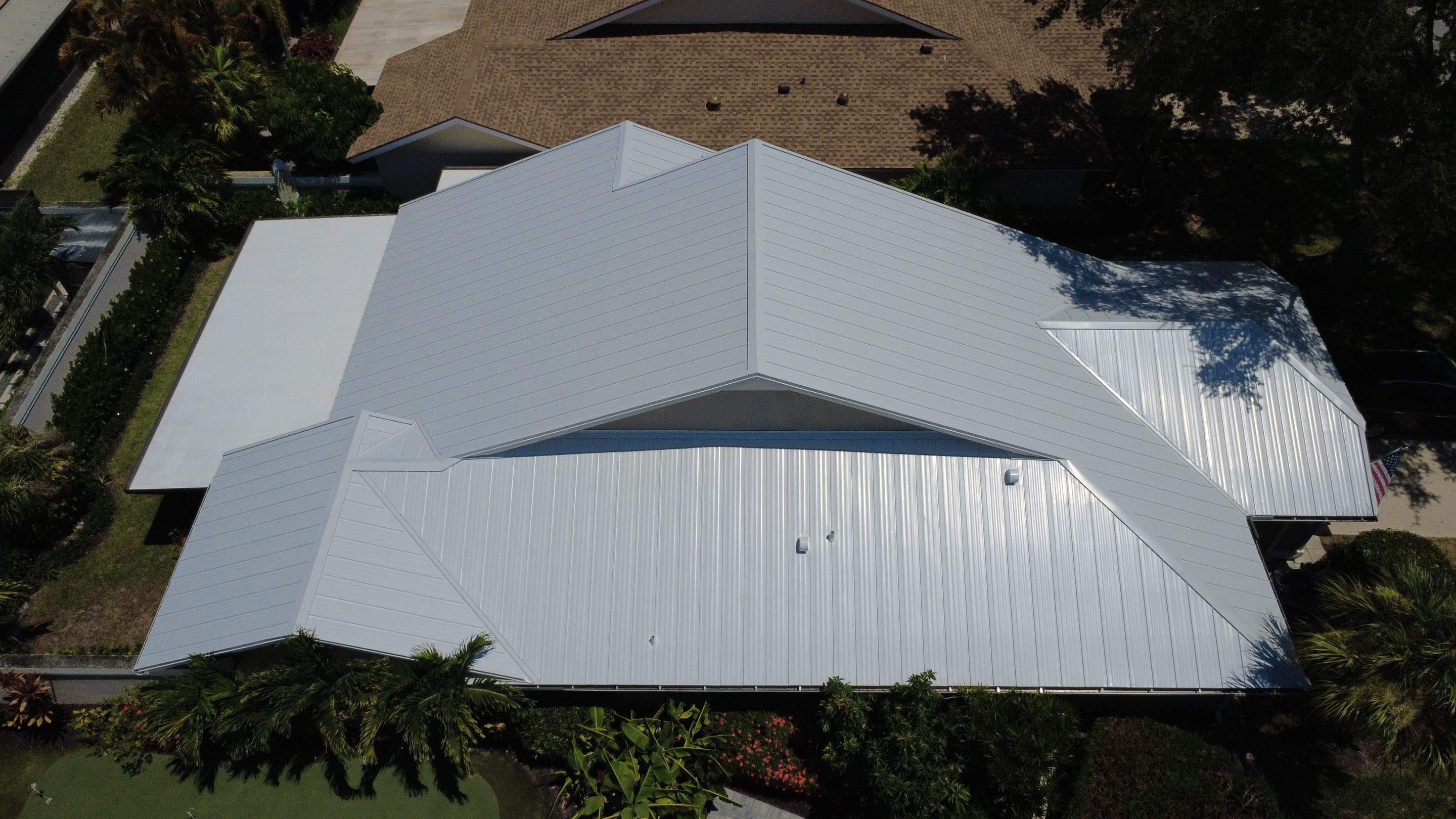 Kynar (Color Coated) Standing Seam Metal Roof Replacement by Sailfish Roofing