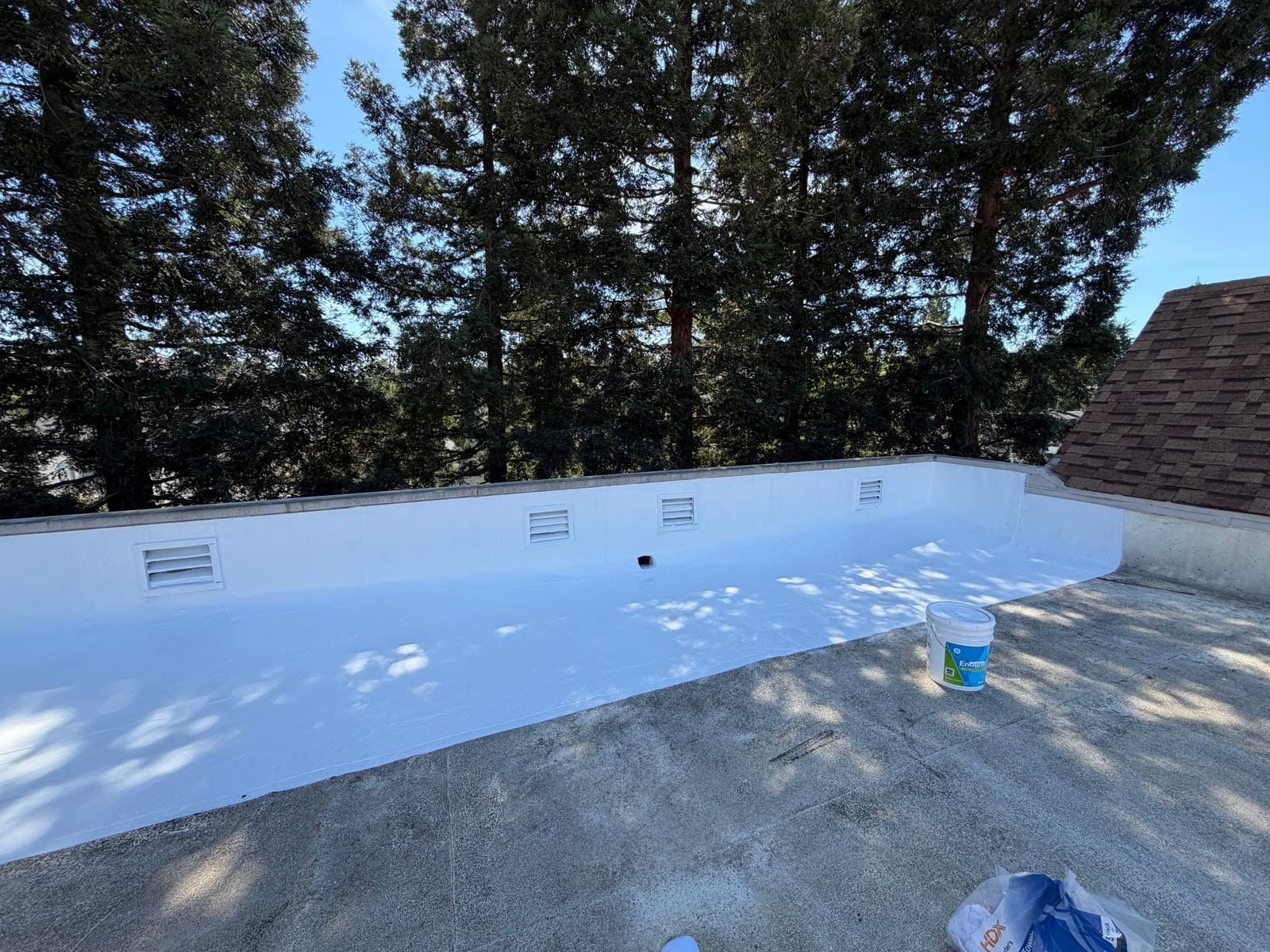 Roof Top Boiler Room and Roofing Repairs by Anza Builders, Inc. 