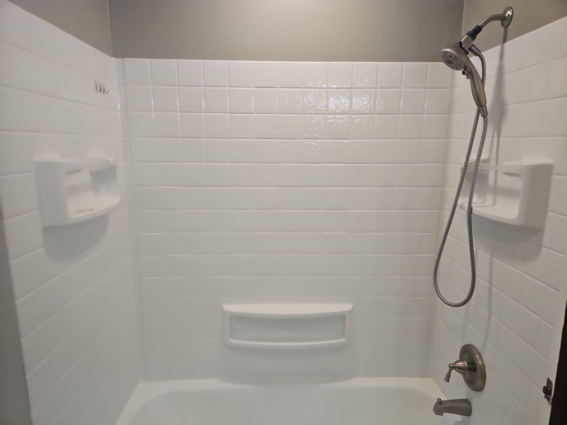 Bathroom Remodel using Shower Base by The Shower Company