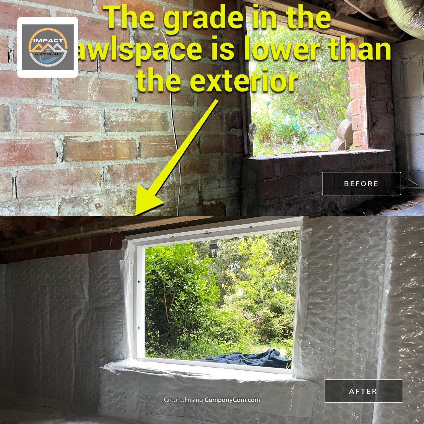 Impact Choice Encapsulation using Tri-Plex Insulation by Impact Crawlspace